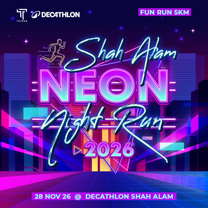 Neon Run Malaysia Facebook ad: SHAH ALAM NEON NIGHT RUN 2026