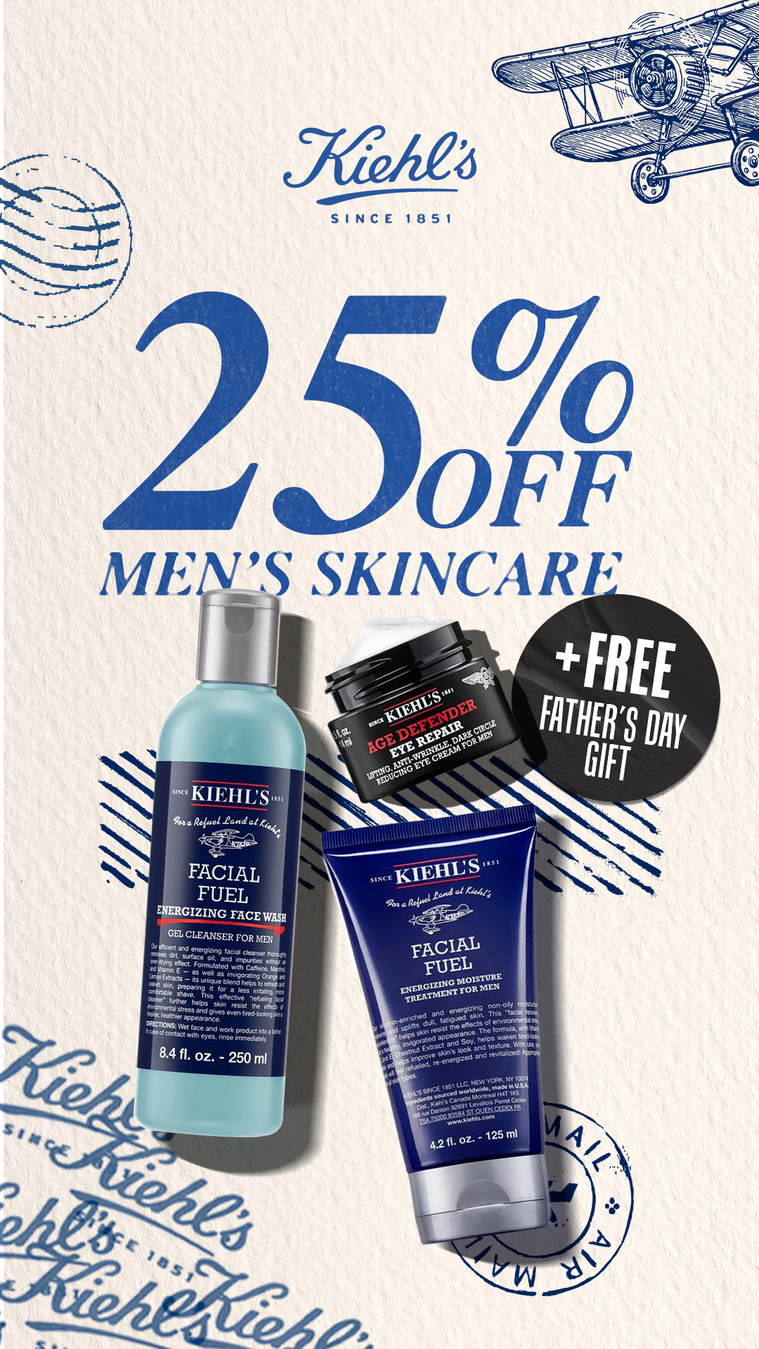 Kiehl's Facebook ad