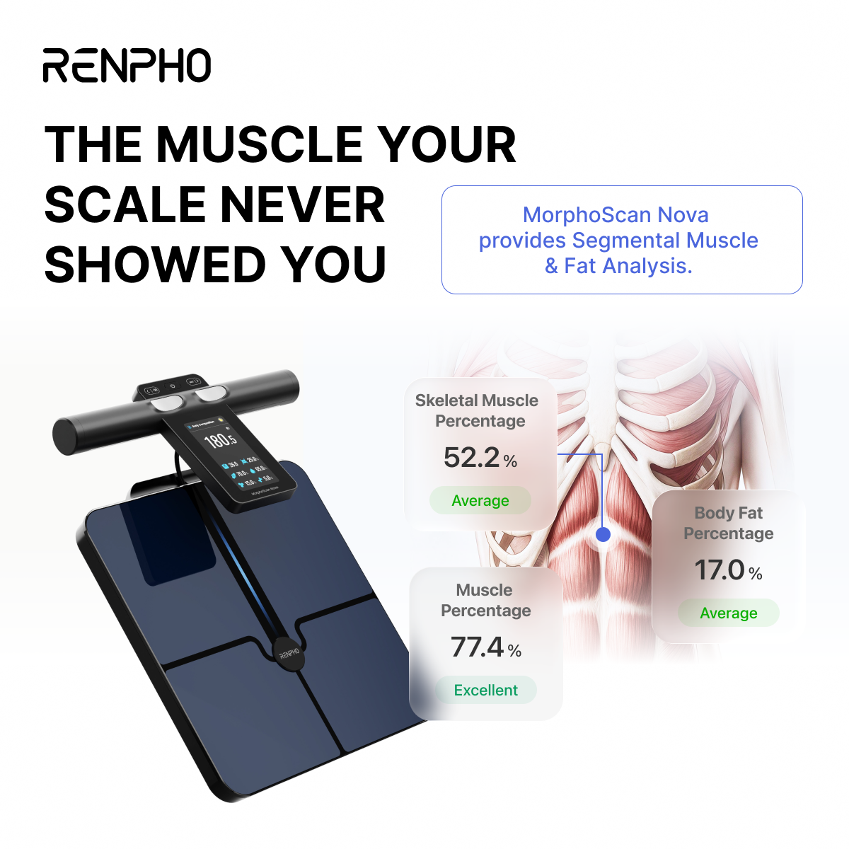 renpho Facebook ad: Doctor-Recommended. Go Beyond Weight.