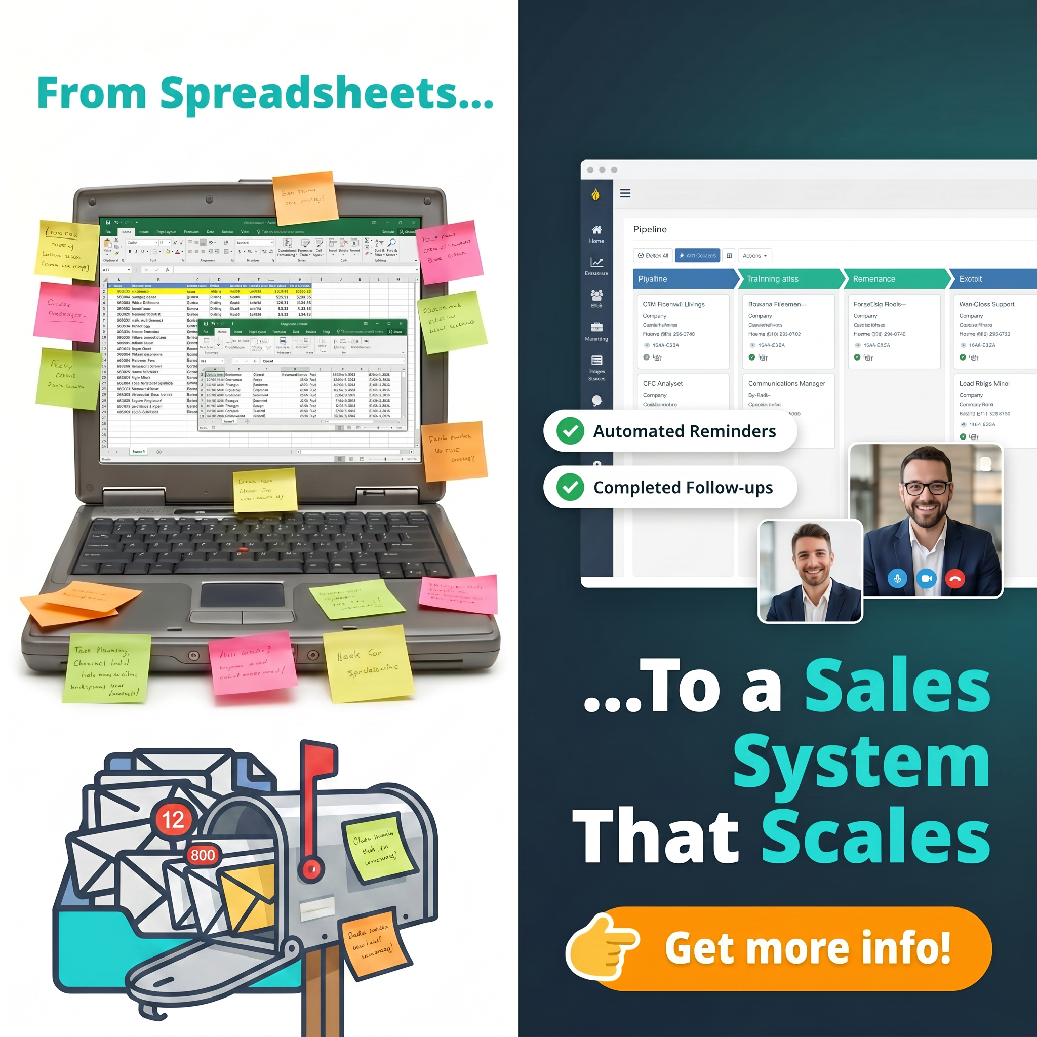 Pulse Technology Facebook ad: Your Growing Sales Team Deserves a Better CRM