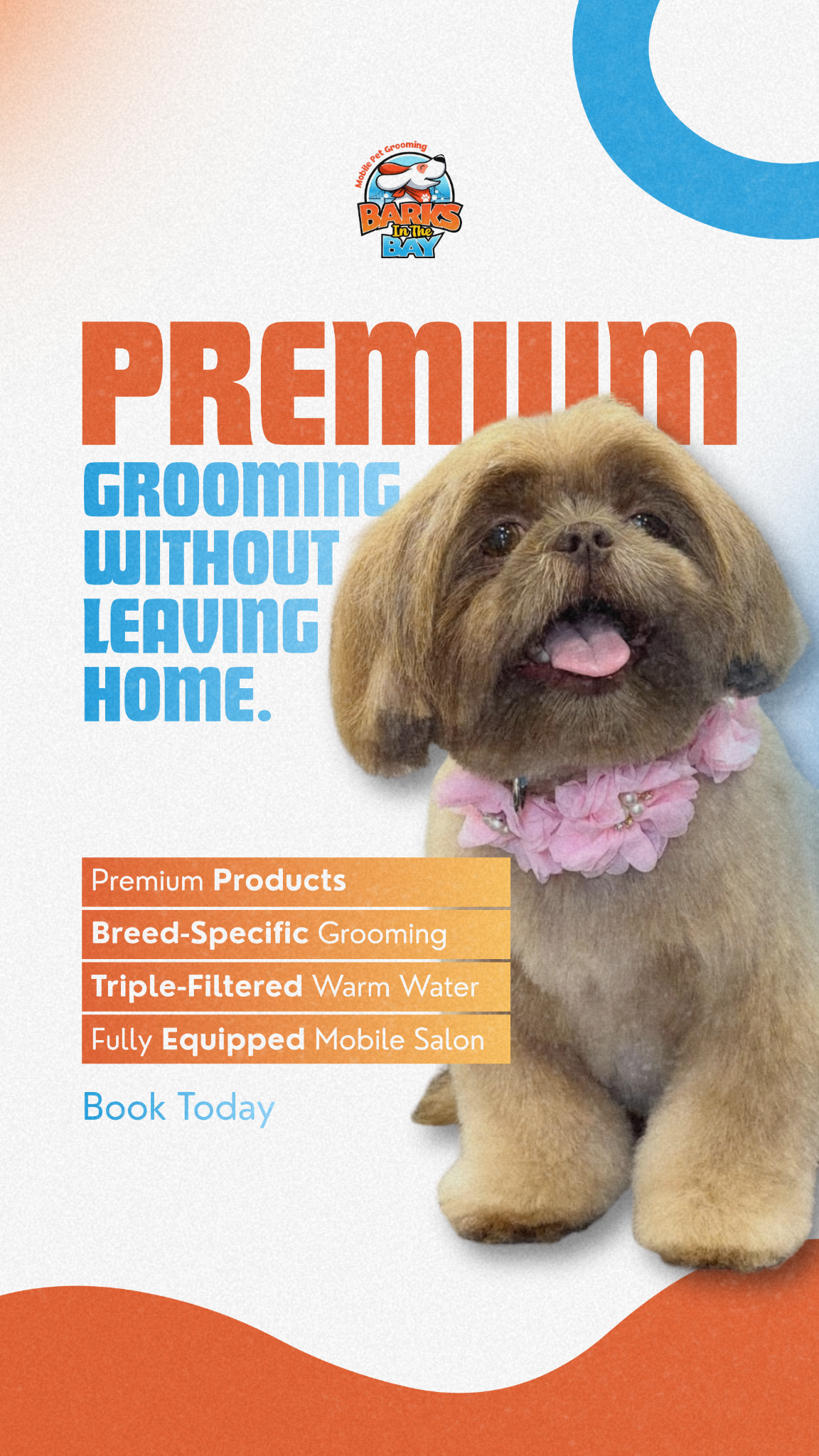 Barks in the Bay Mobile Pet Grooming Facebook ad: Hurry!