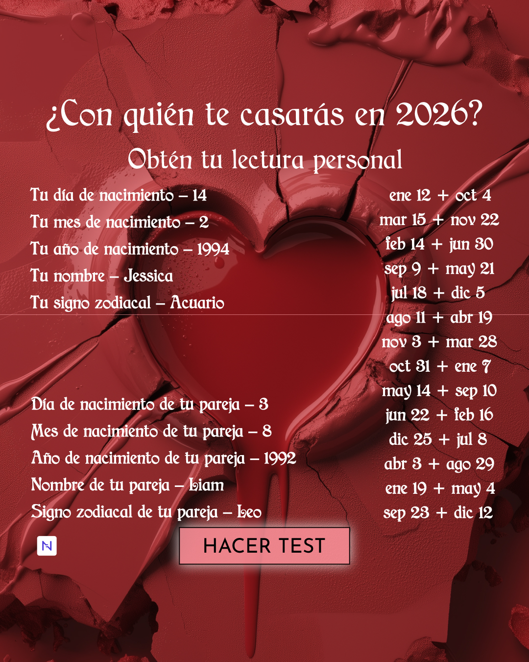 Nebula: Marriage Compatibility Facebook ad
