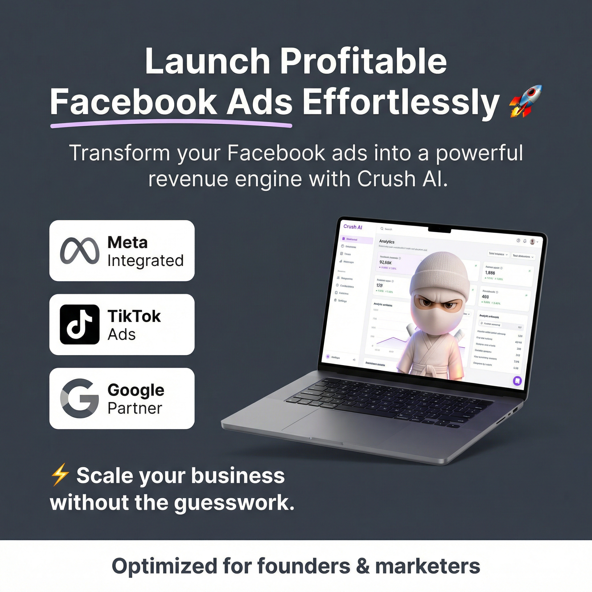 trycrush.ai Facebook ad