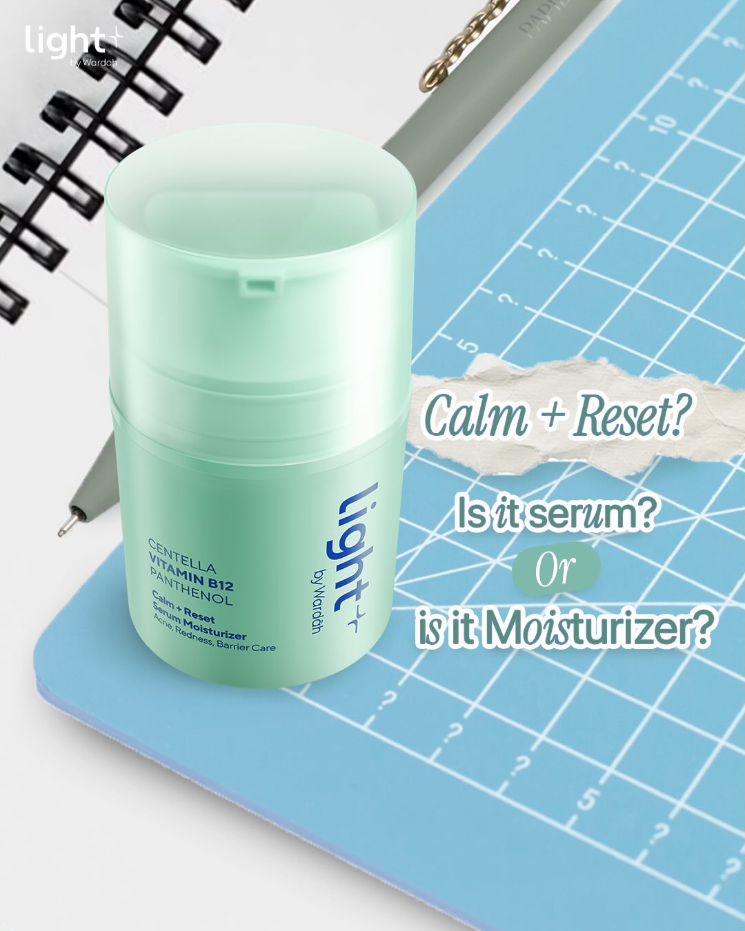 Light+ Beauty Facebook ad: Kalau kulit bisa ngomong, mungkin dia cuma bilang…