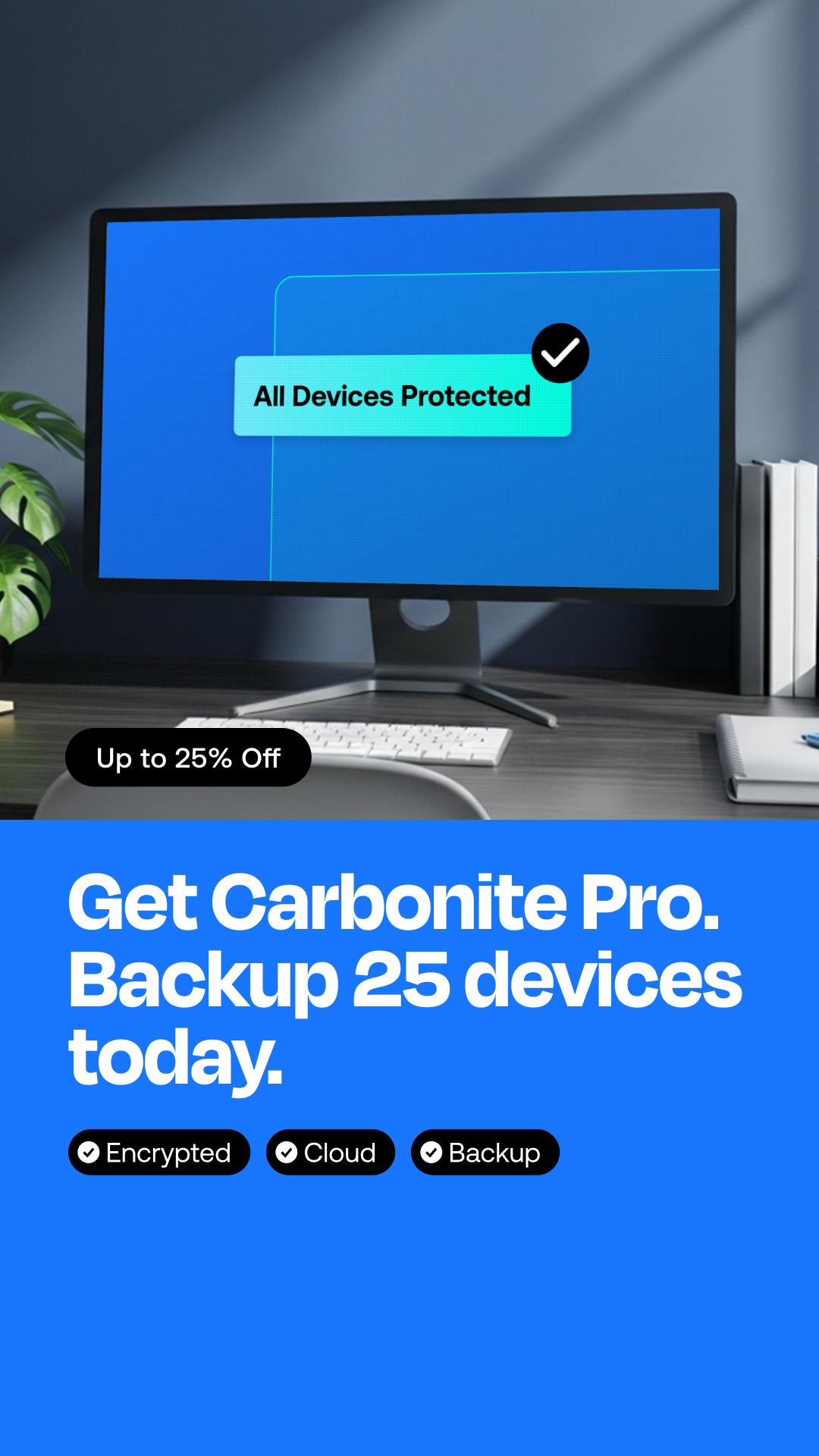 Carbonite Facebook ad
