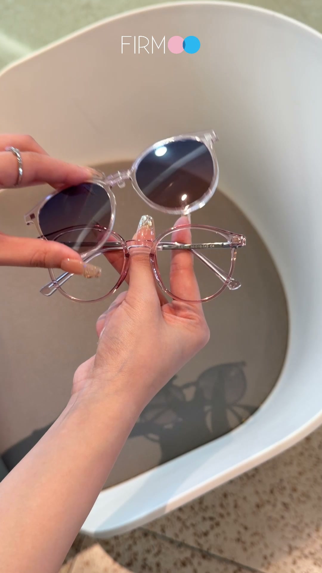 Firmoo UK Facebook ad: Magnetic Clip On Sunglasses From £27.00