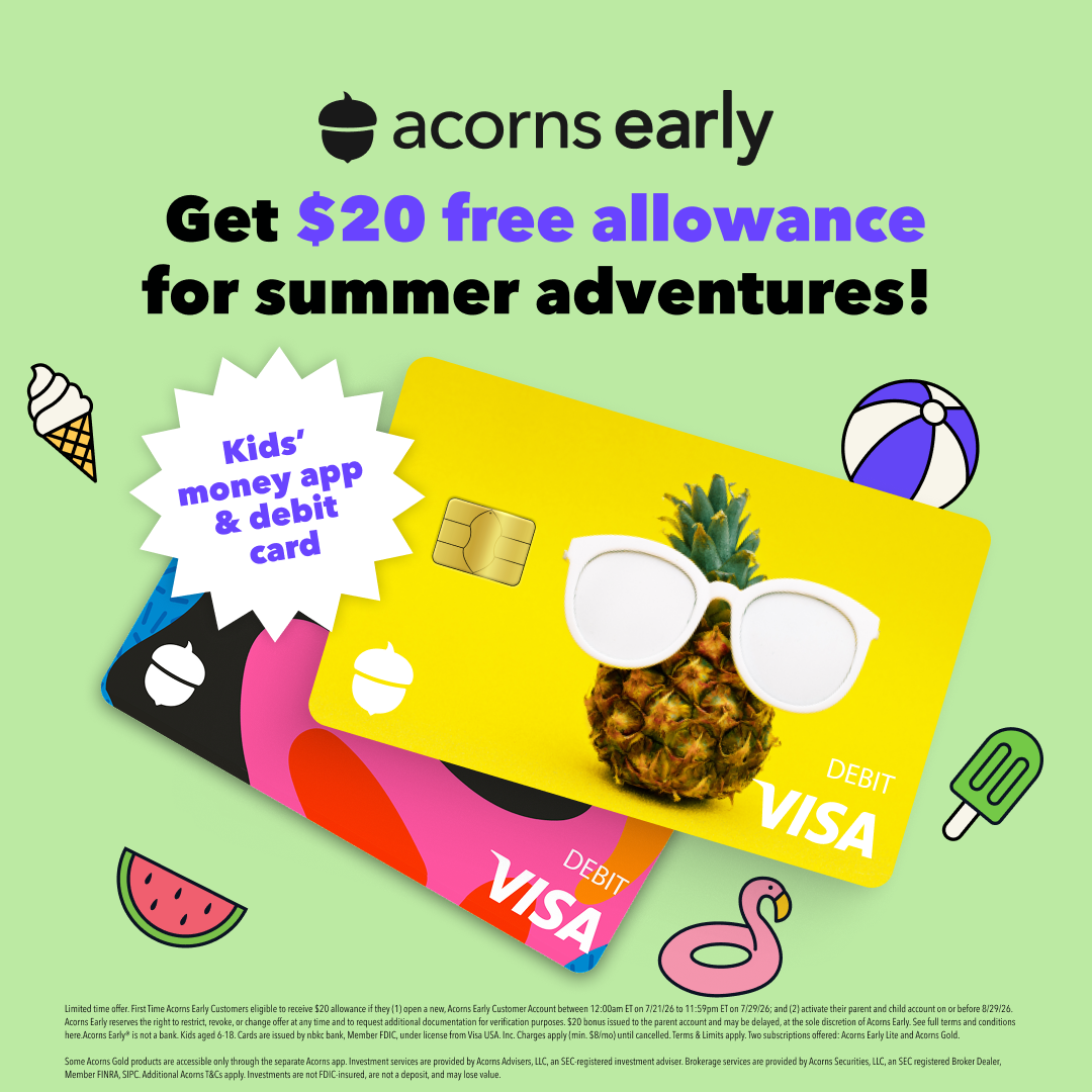 Acorns Early Facebook ad