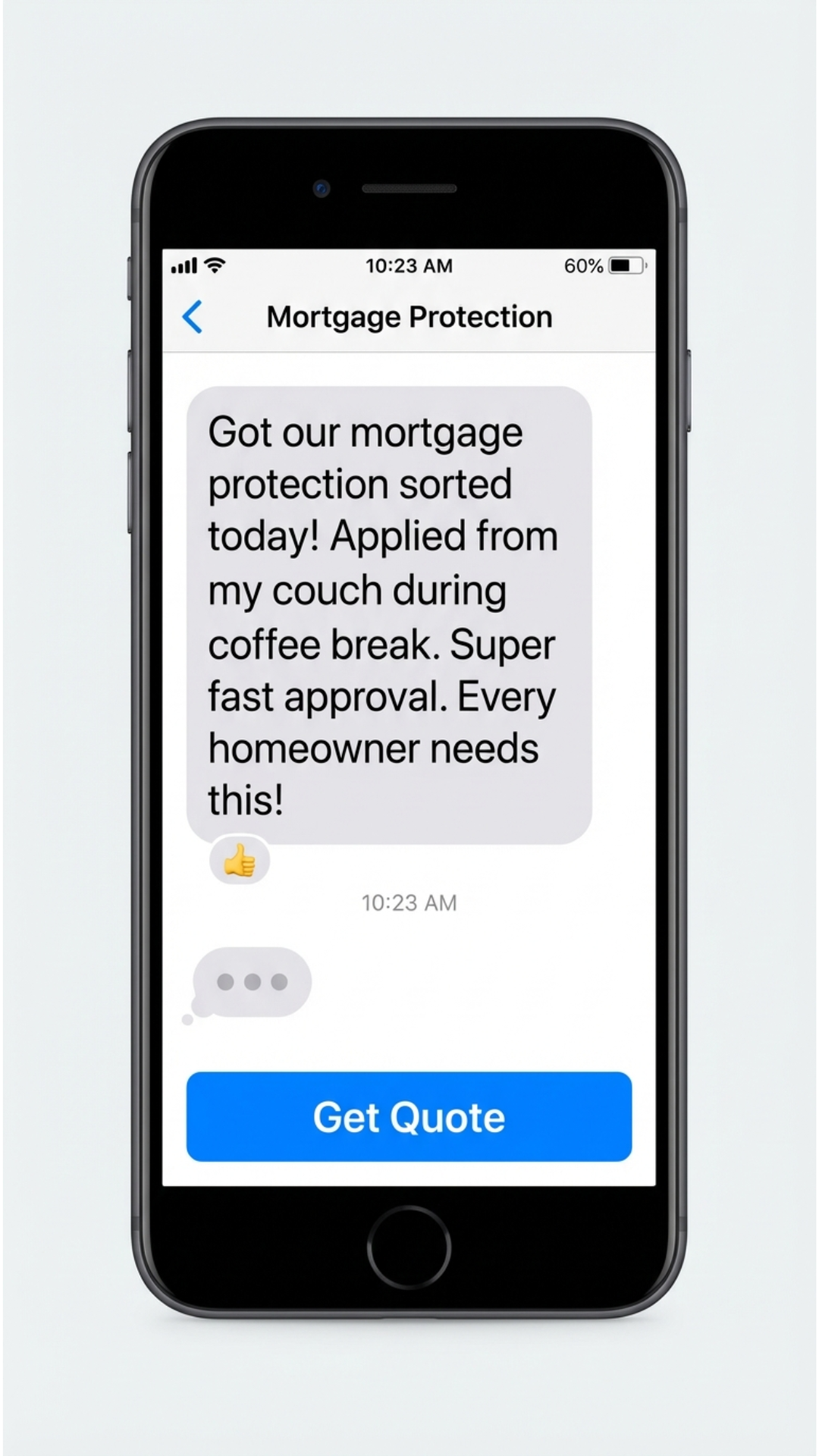 My Affordable Mortgage Coverage Facebook ad