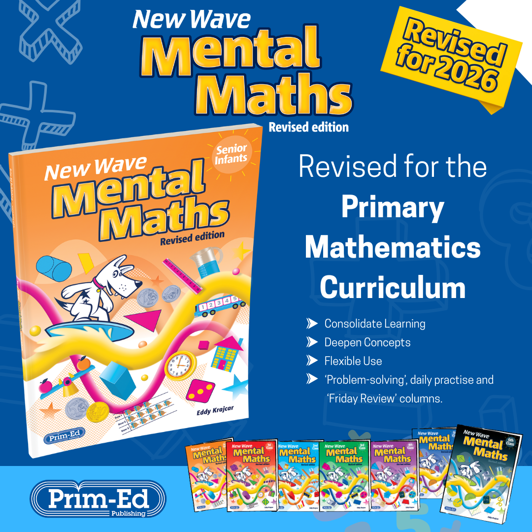 Prim-Ed Publishing Facebook ad: New Wave Mental Maths - Ireland’s favourite mathematics…