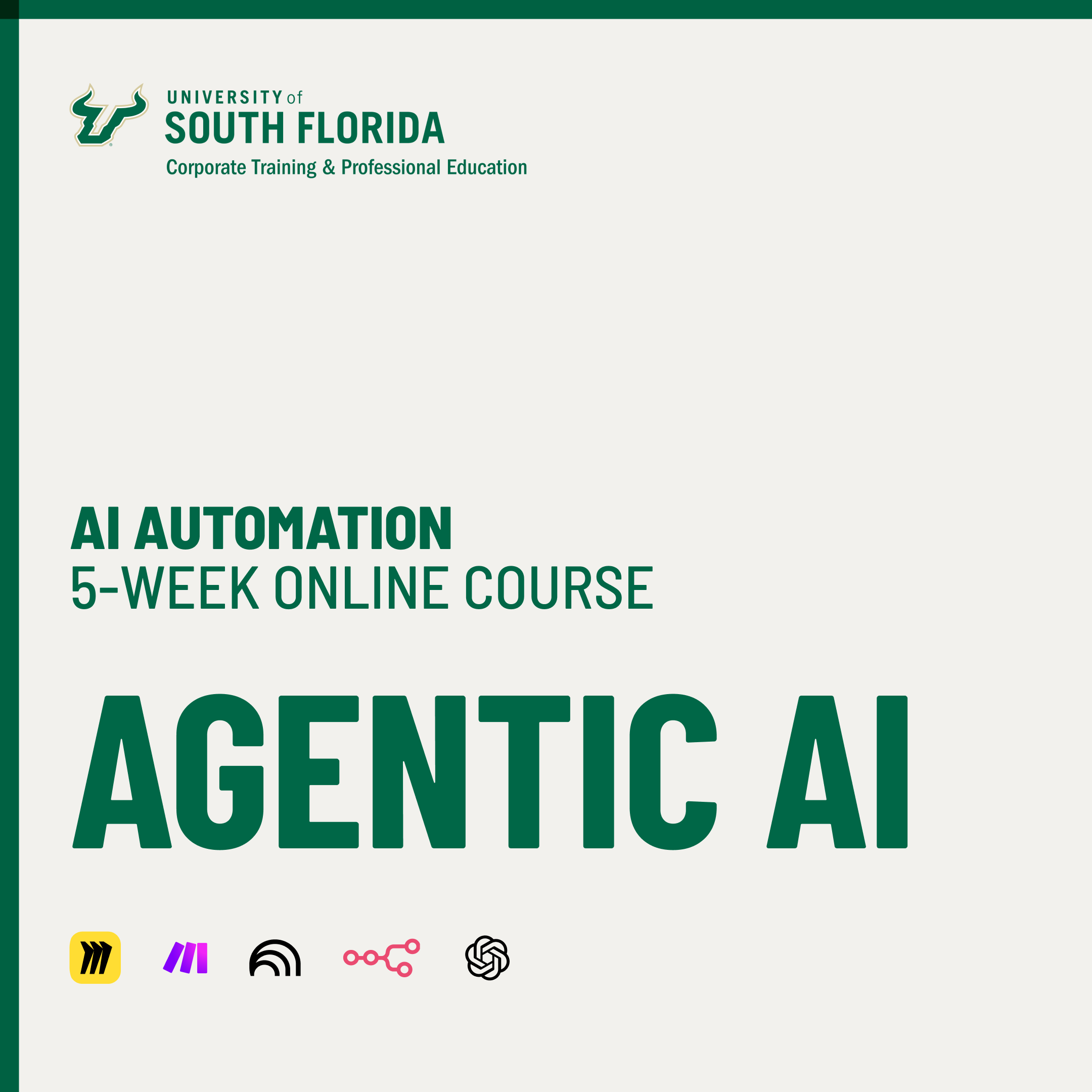 USF Corporate Training and Professional Education Online Certificates Facebook ad
