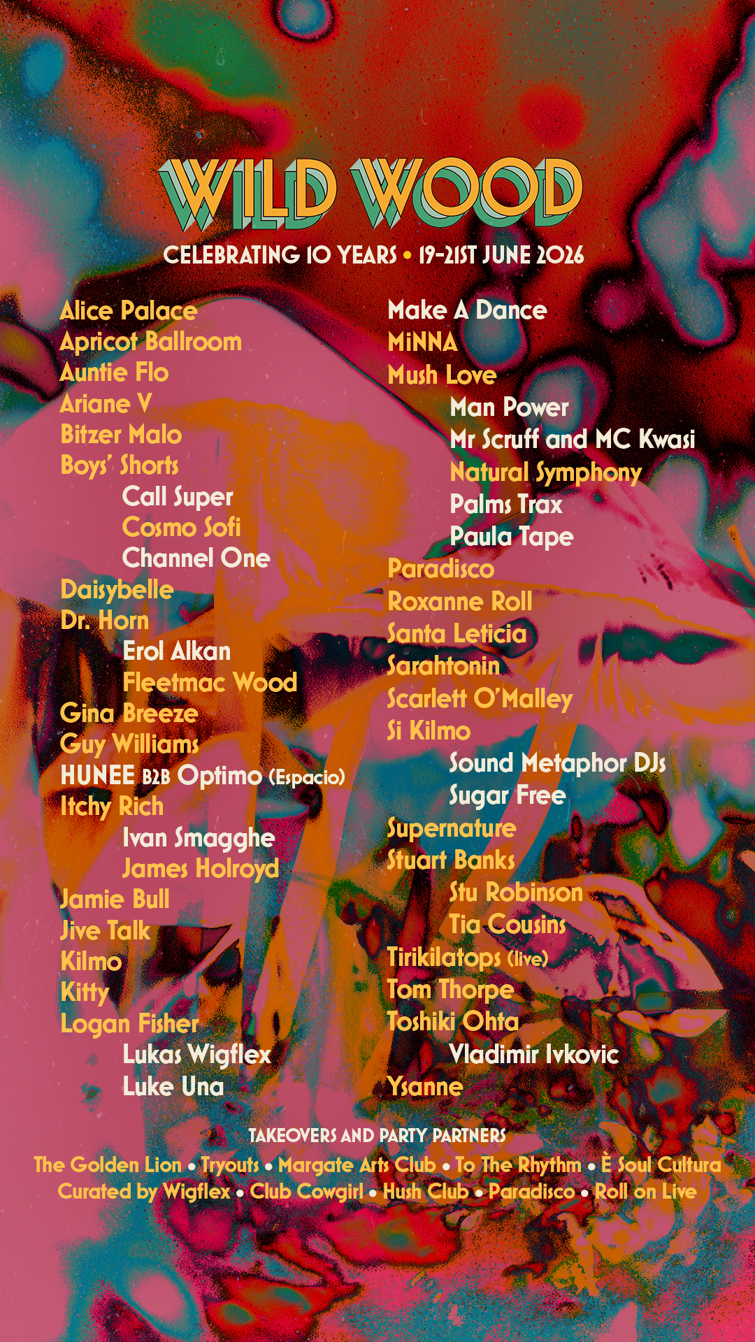 Wild Wood Festival Facebook ad from Mar 14, 2026