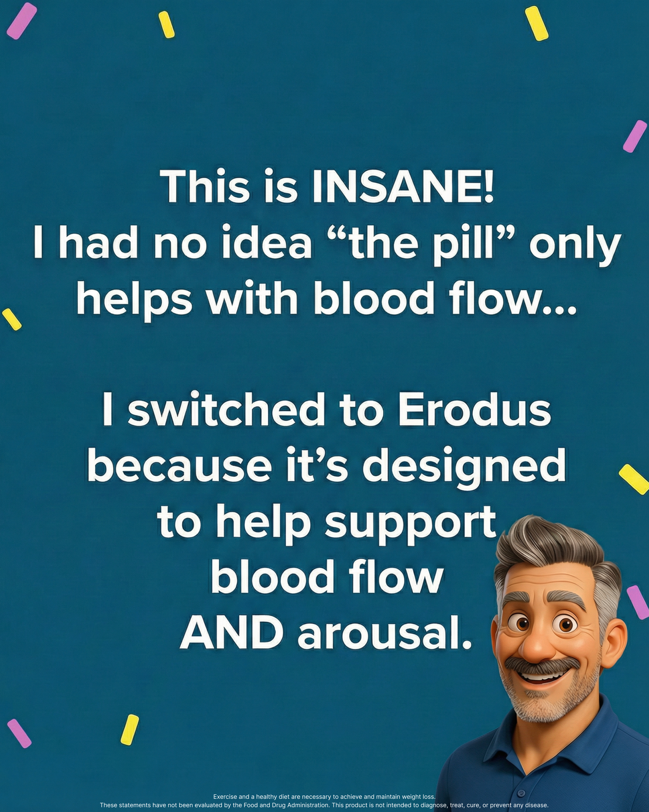 Erodus Formula For Men Facebook ad