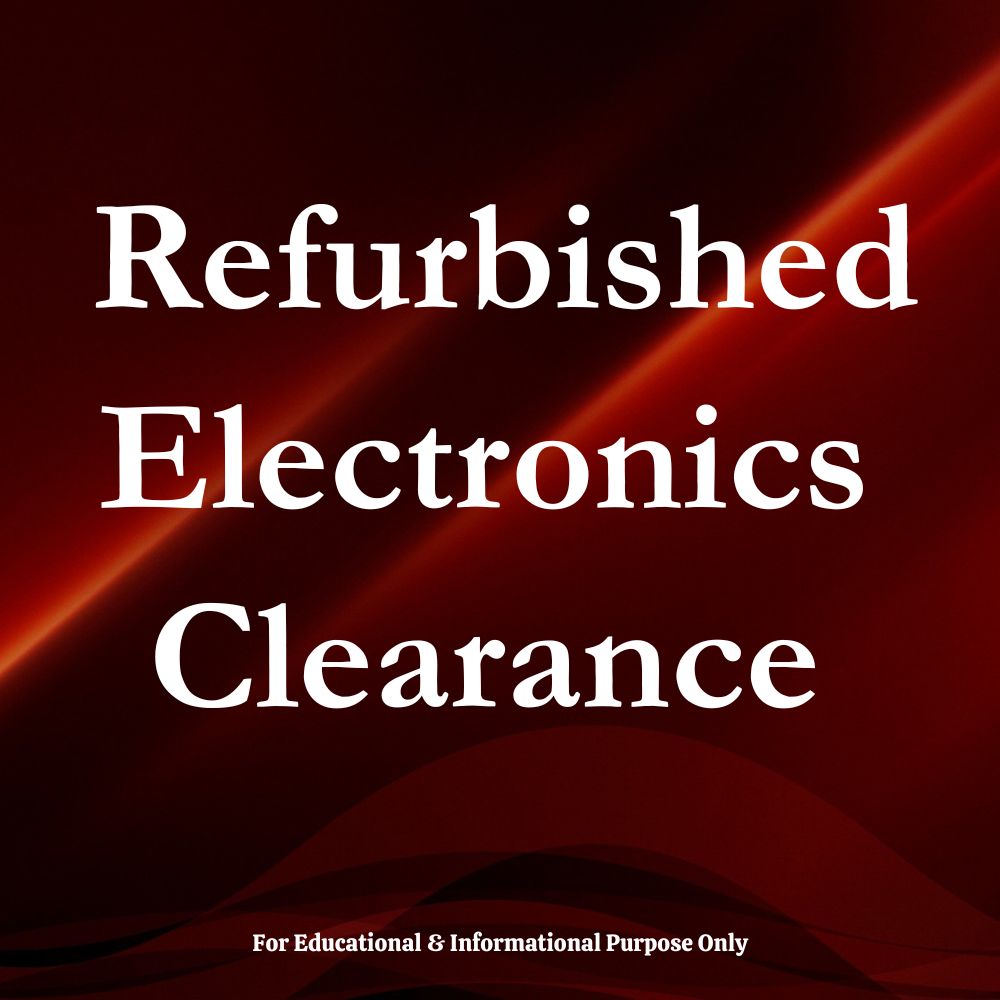The Curiosity Club Facebook ad: Refurbished Electronics Clearance: A Smart Guide to Saving…