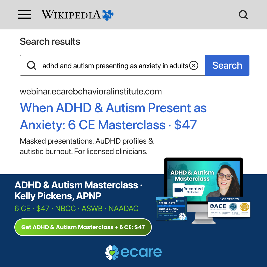 eCare Behavioral Health Institute Facebook ad