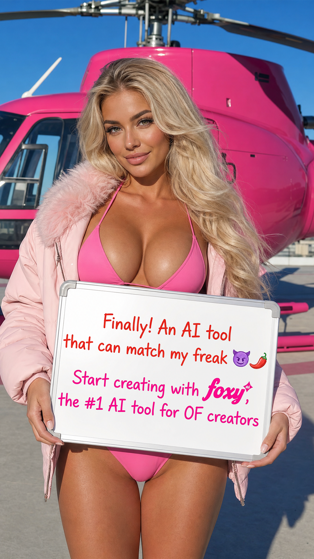 Foxy.ai Facebook ad