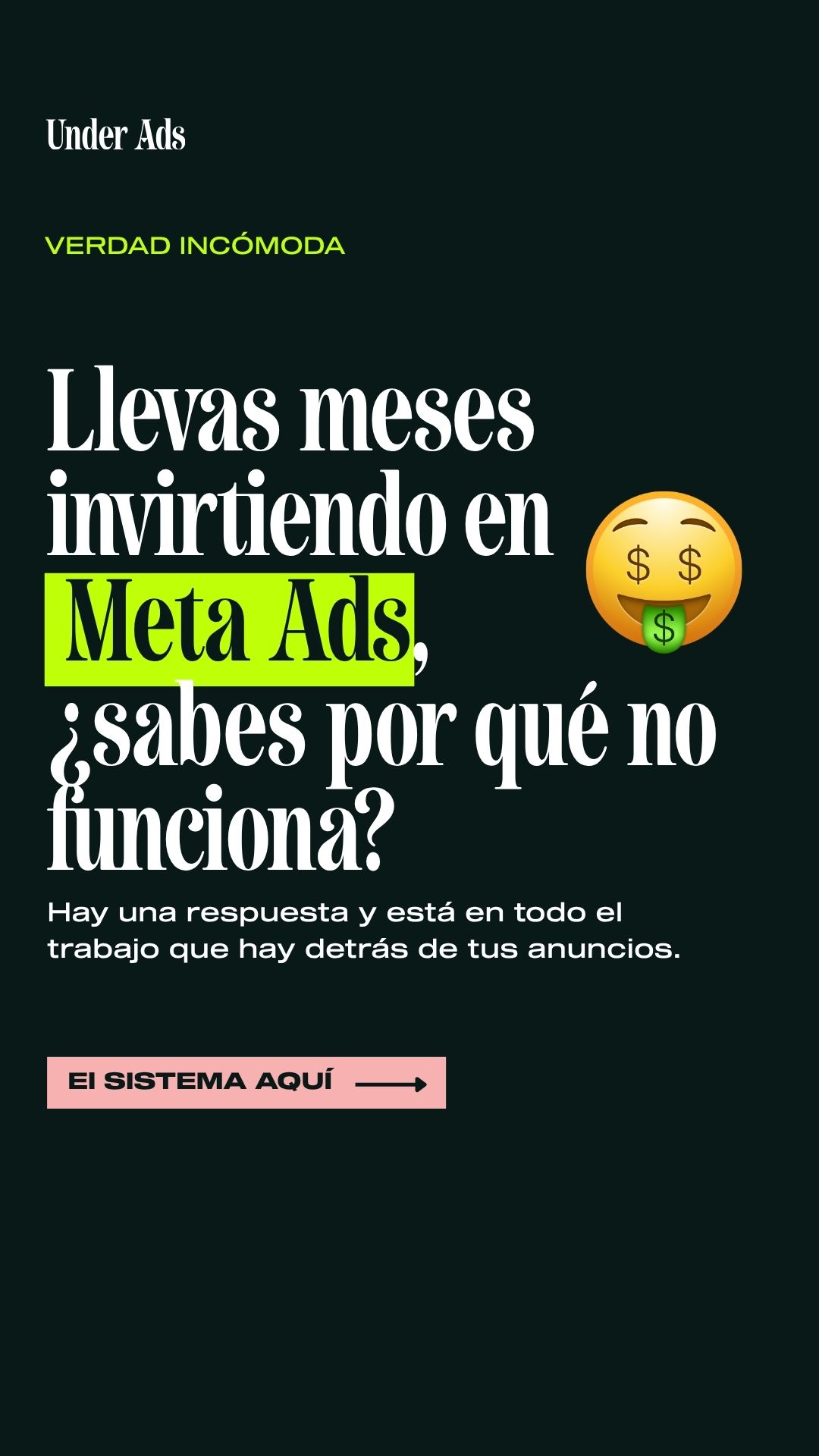 UnderAds Agency Facebook ad from Mar 25, 2026
