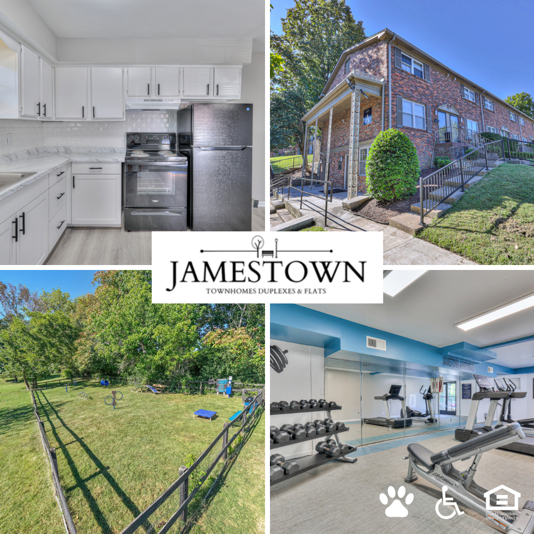 Jamestown Apartments Facebook ad: Rents Starting In The $1,430s!*