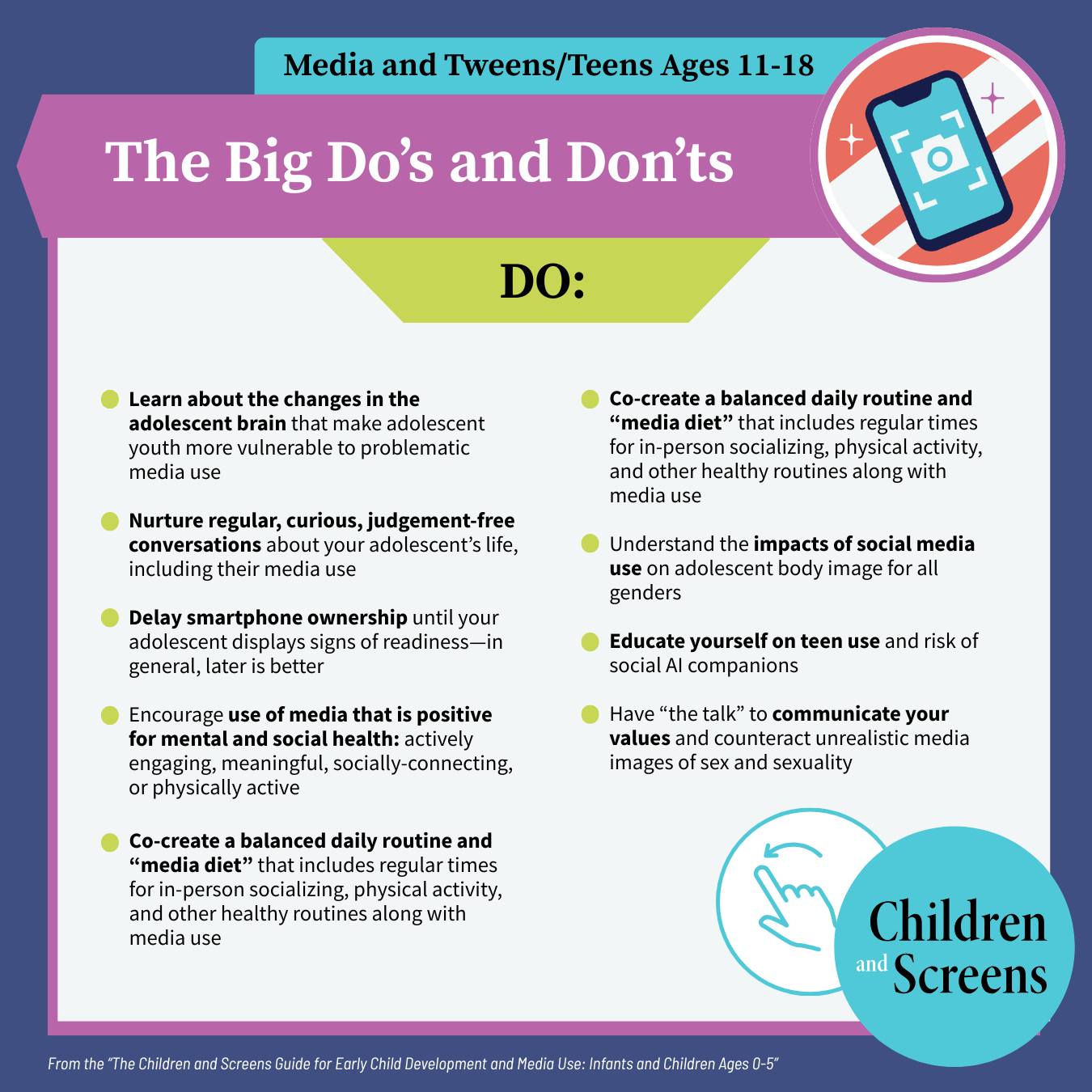 Children and Screens: Institute of Digital Media and Child Development Facebook ad