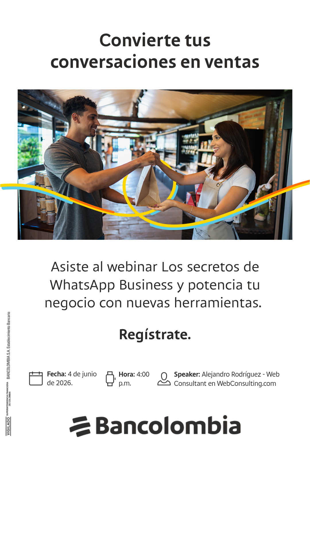 Bancolombia Facebook ad