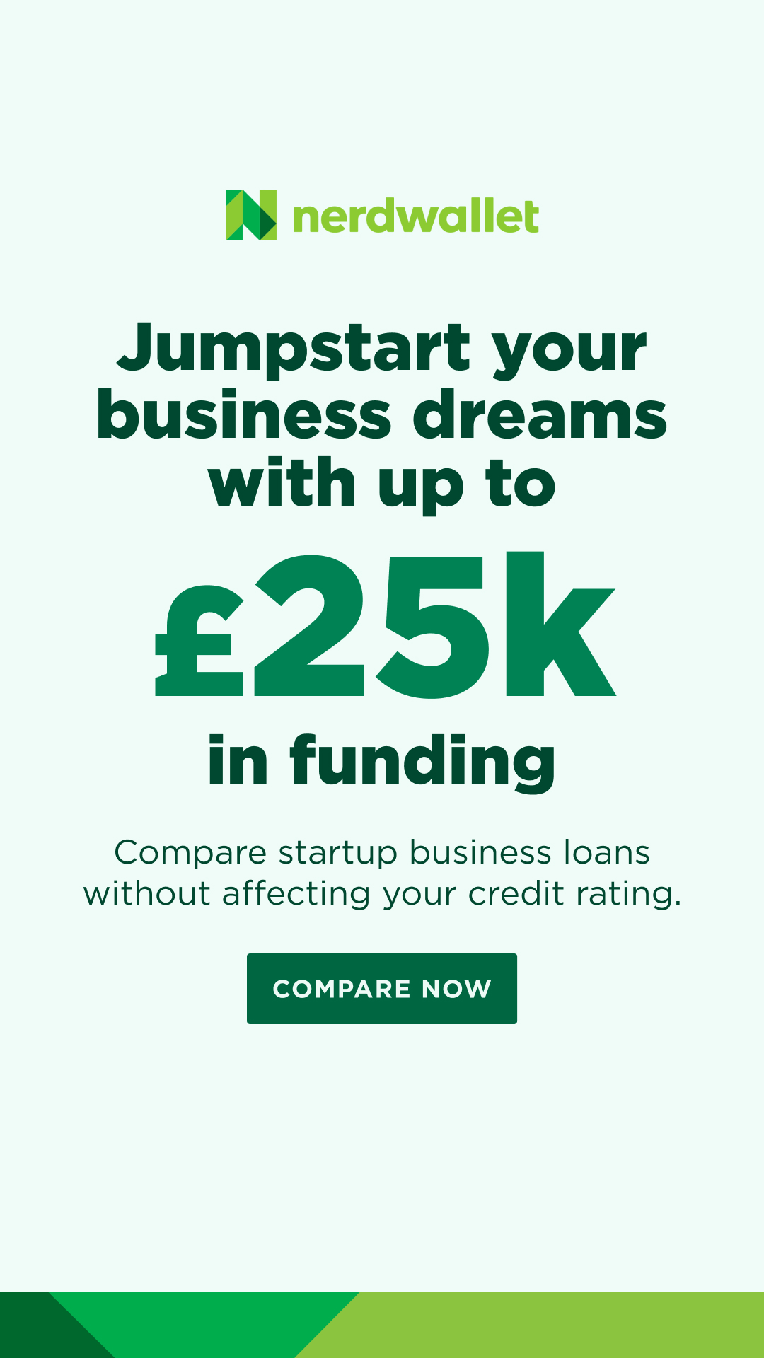 NerdWallet UK Facebook ad
