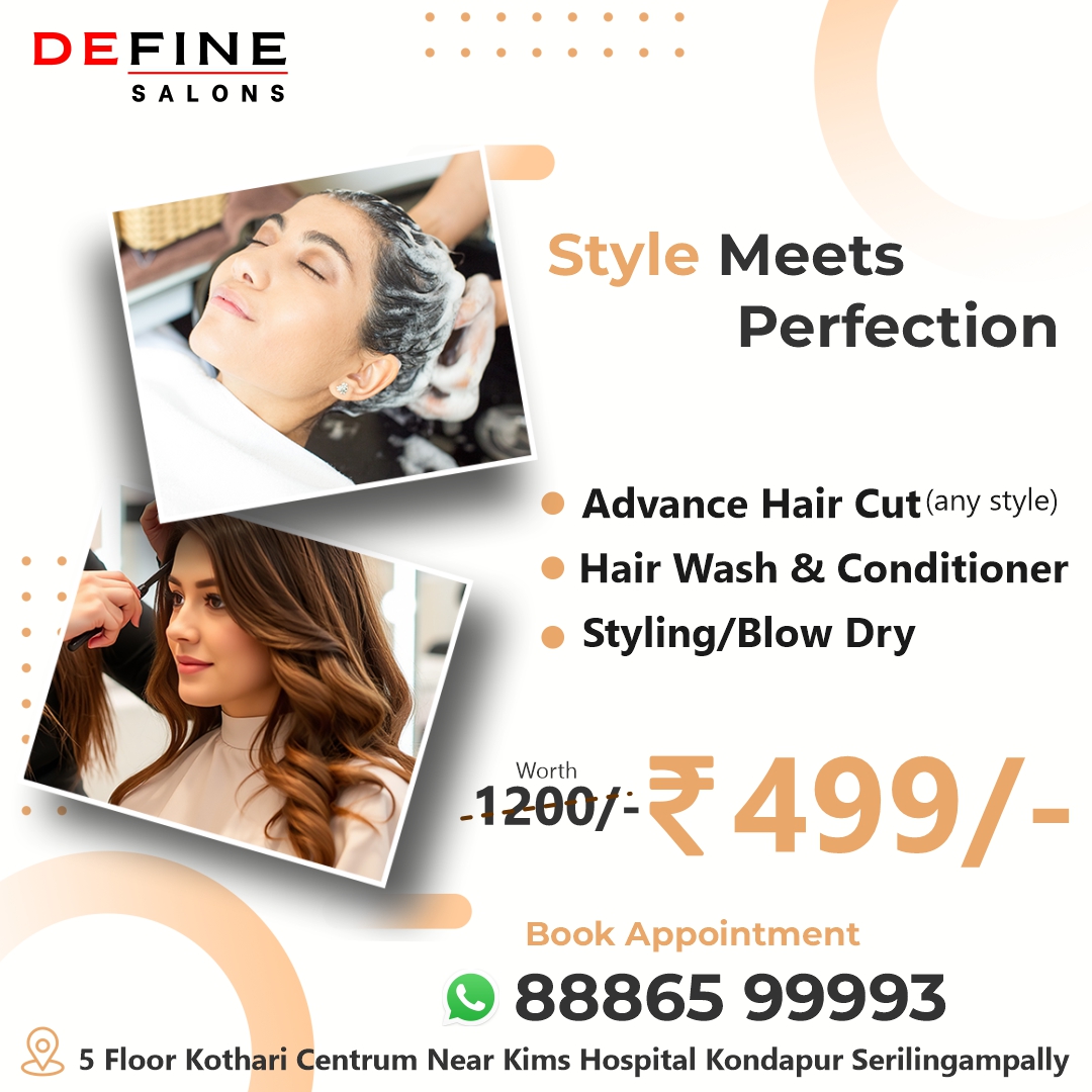 Define_Salon_Kondapur Facebook ad