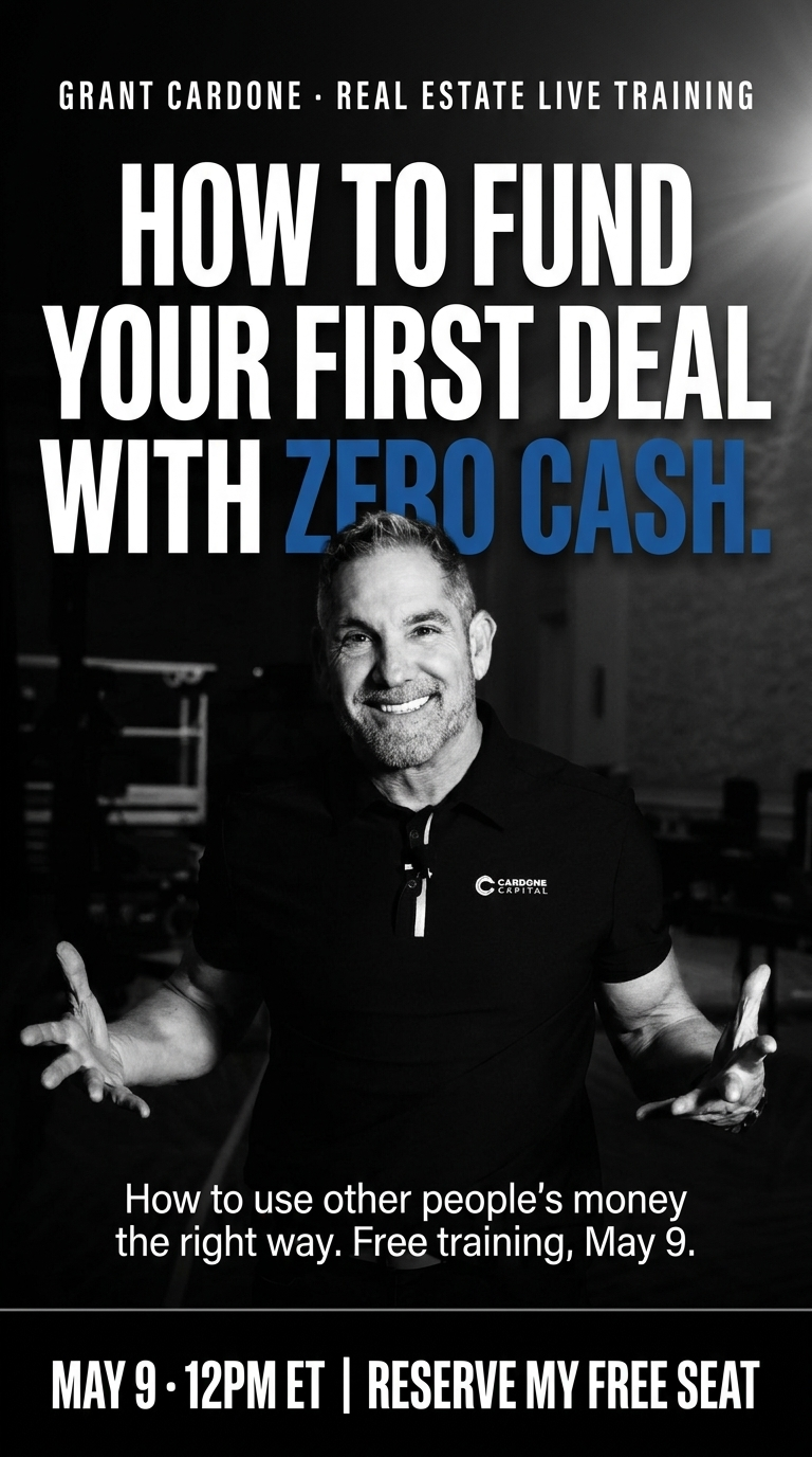Grant Cardone Facebook ad