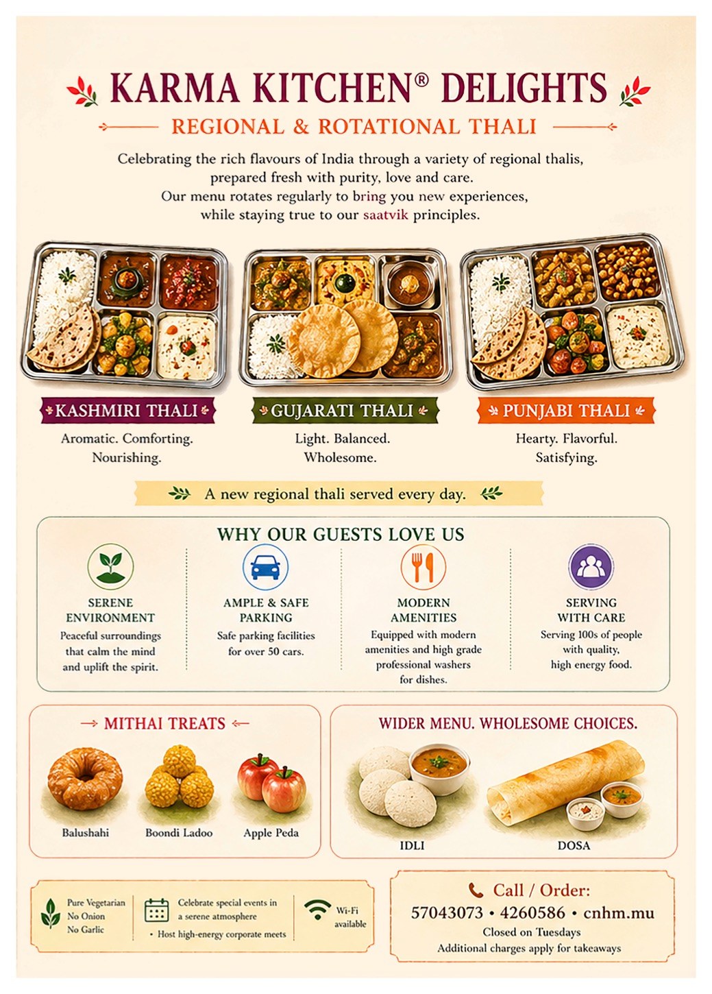 Karma Kitchen Facebook ad