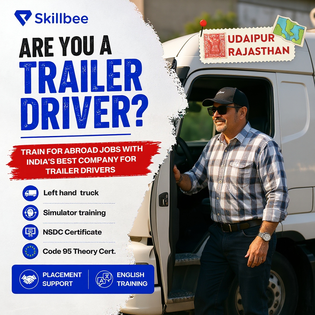Skillbee International - Abroad Jobs Facebook ad: Training Karo, Europe Jao, Skillbee ke Saath