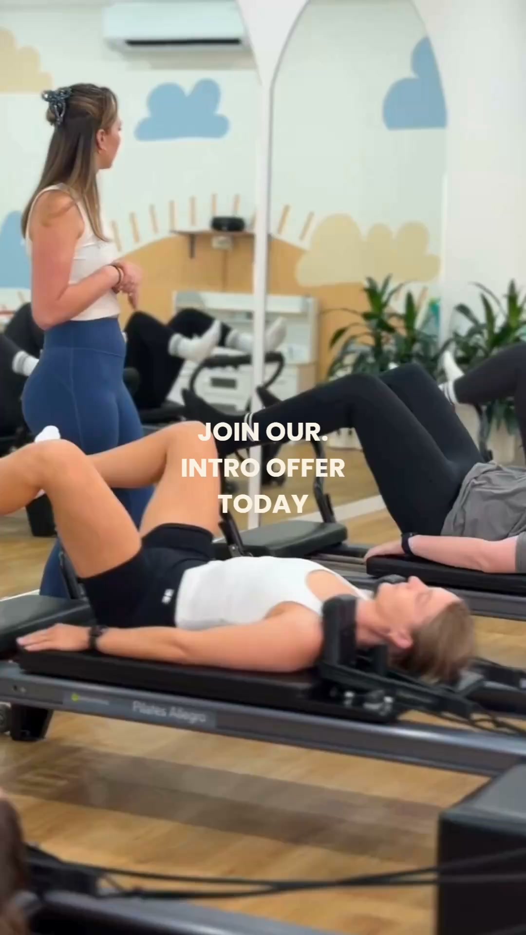 OUR. Pilates Co Facebook ad: 2 Weeks Unlimited For $69