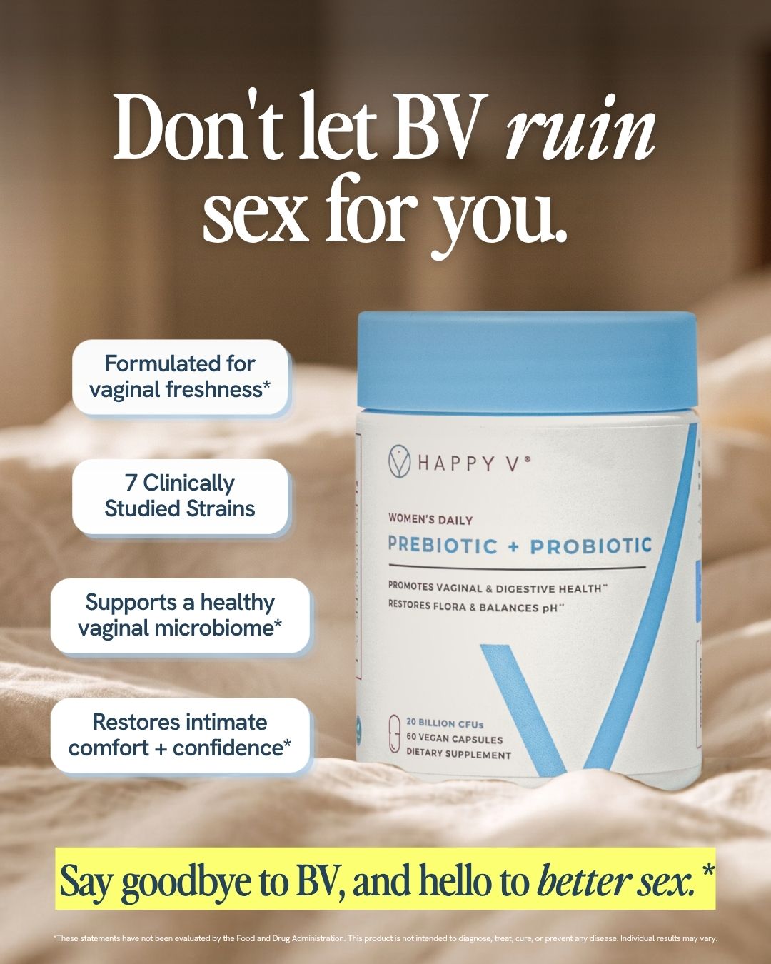 Happy V Facebook ad