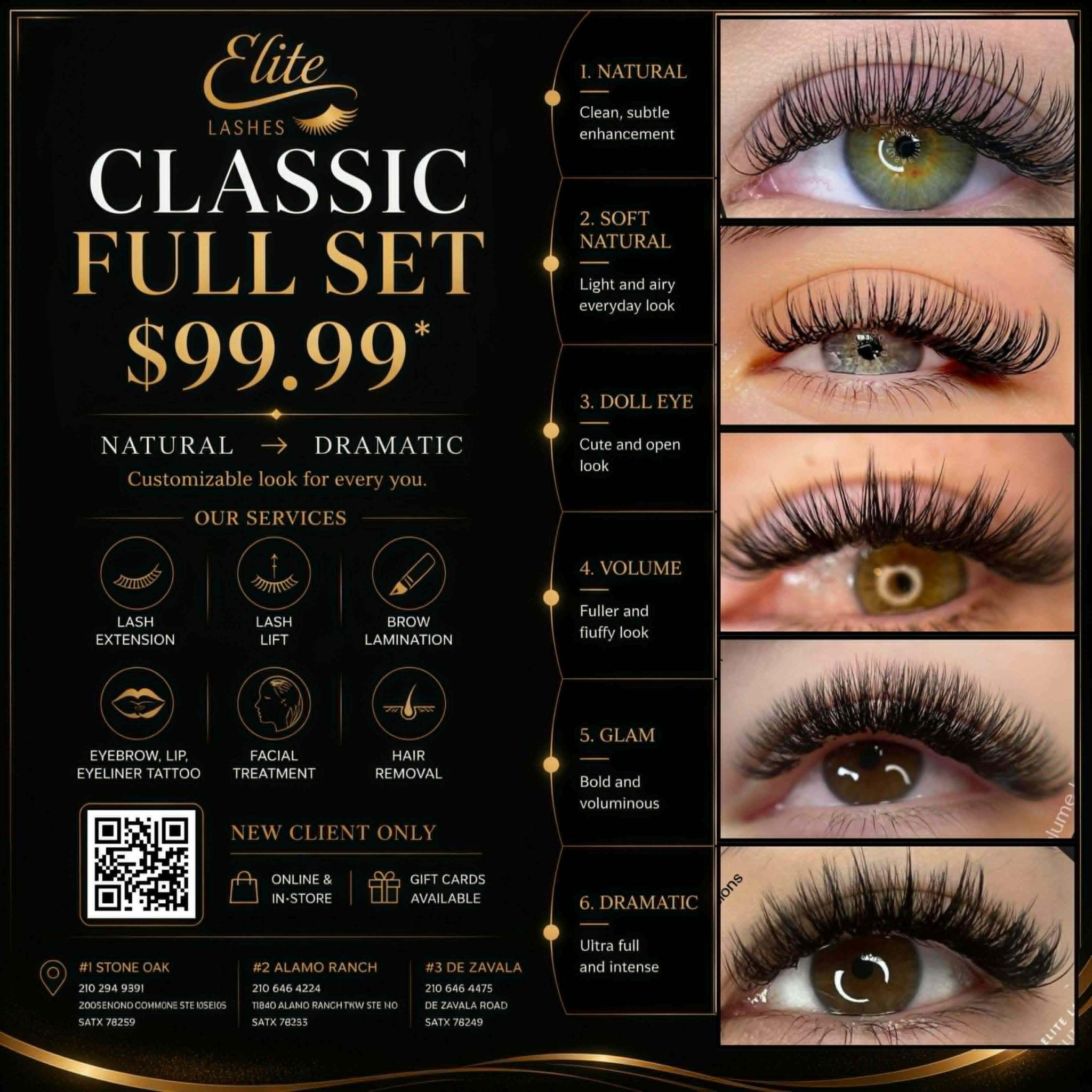 Elite Lashes & Head Spa - Stone Oak Facebook ad: Ready to elevate your beauty with natural, long-lasting…