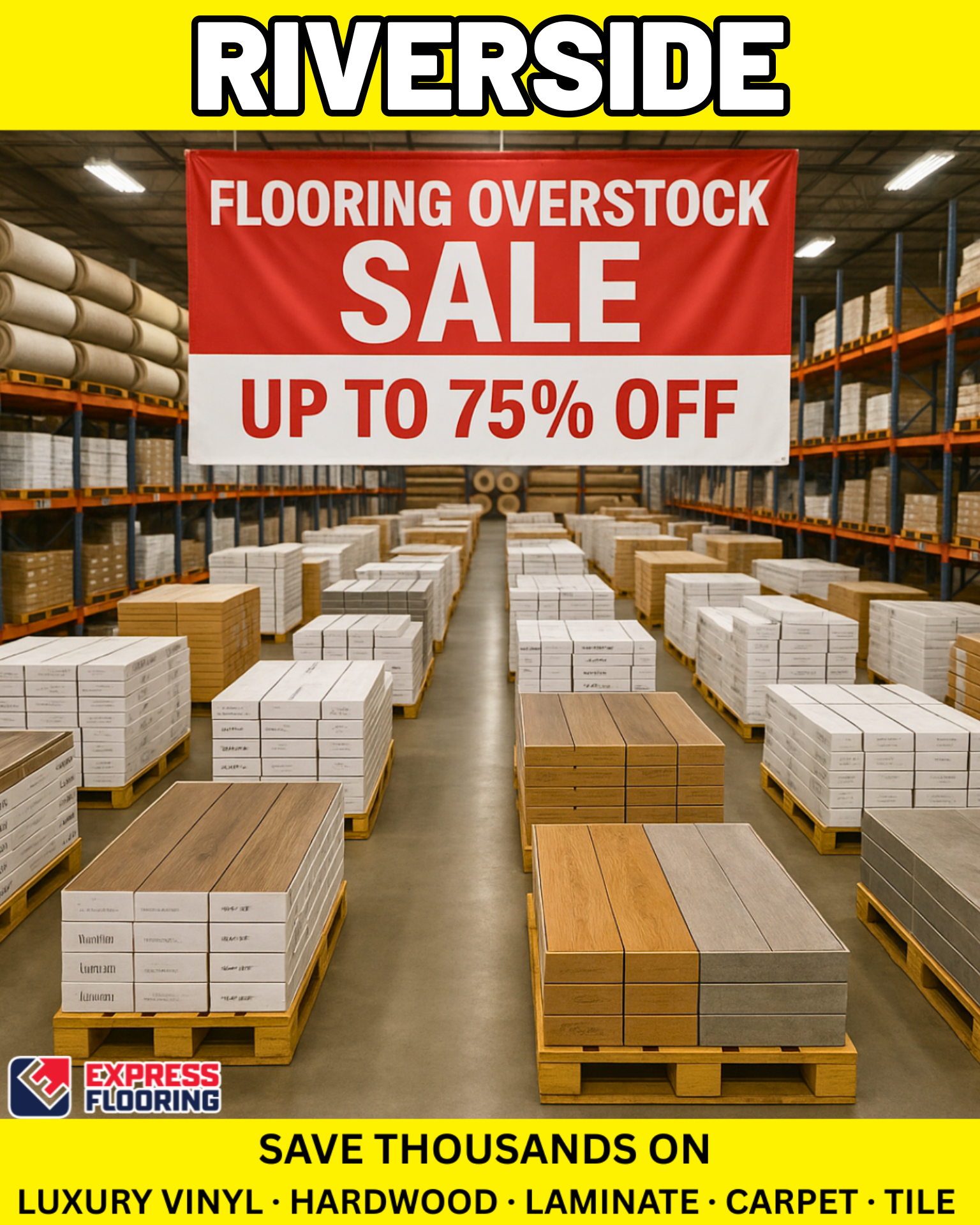 Express Flooring Facebook ad