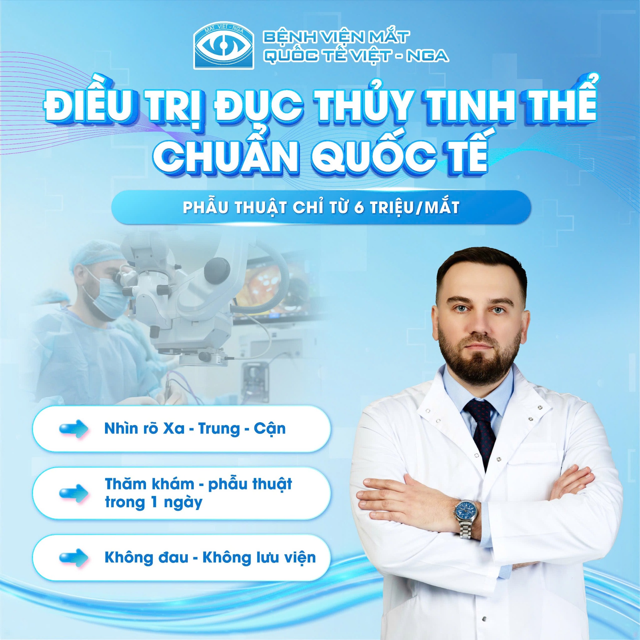 Bệnh Viện Mắt Quốc Tế Việt - Nga Hà Nội Facebook ad: Ưu Đãi Từ 6trđ/mắt