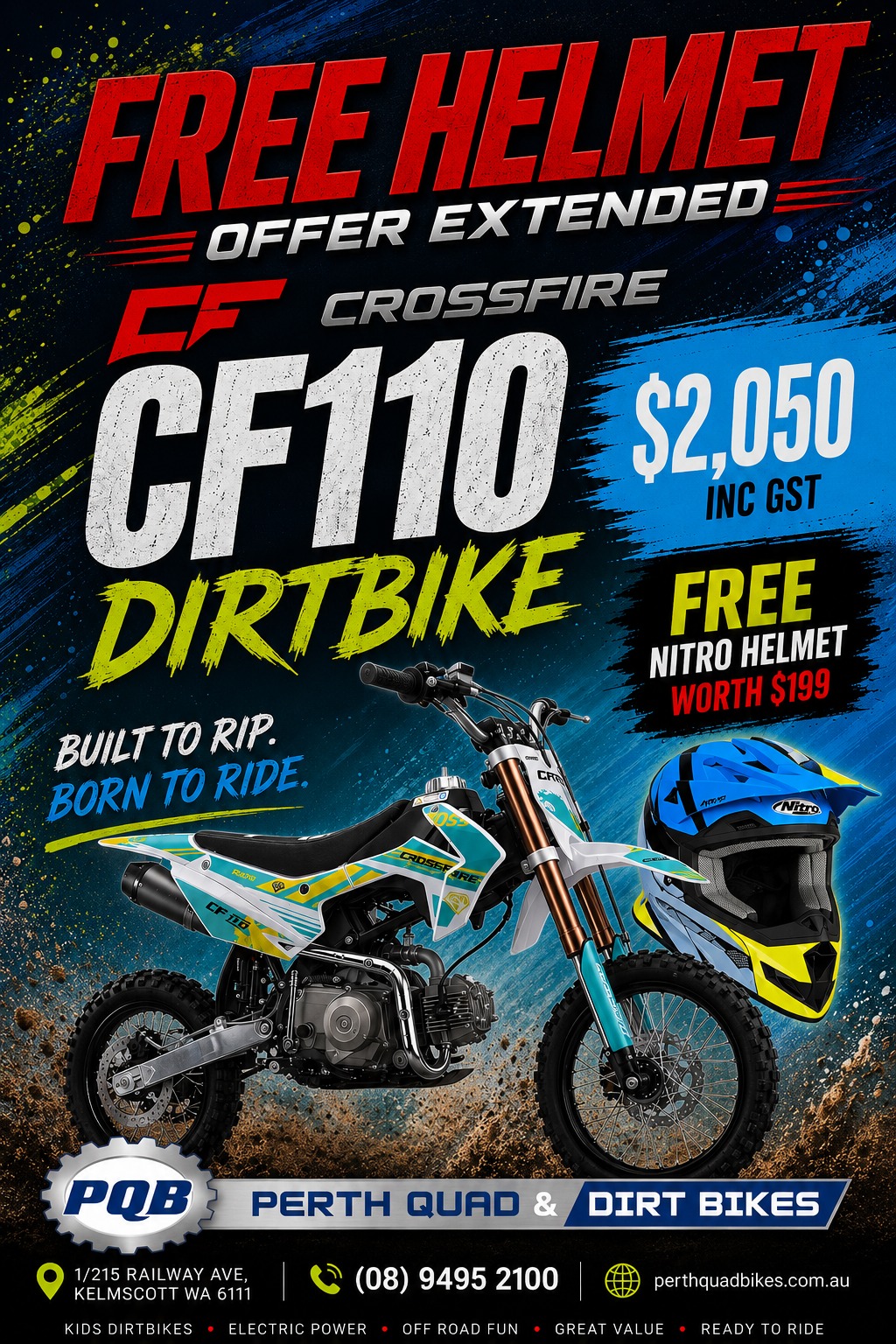 Perth Quad Bikes Facebook ad from Jul 8, 2026