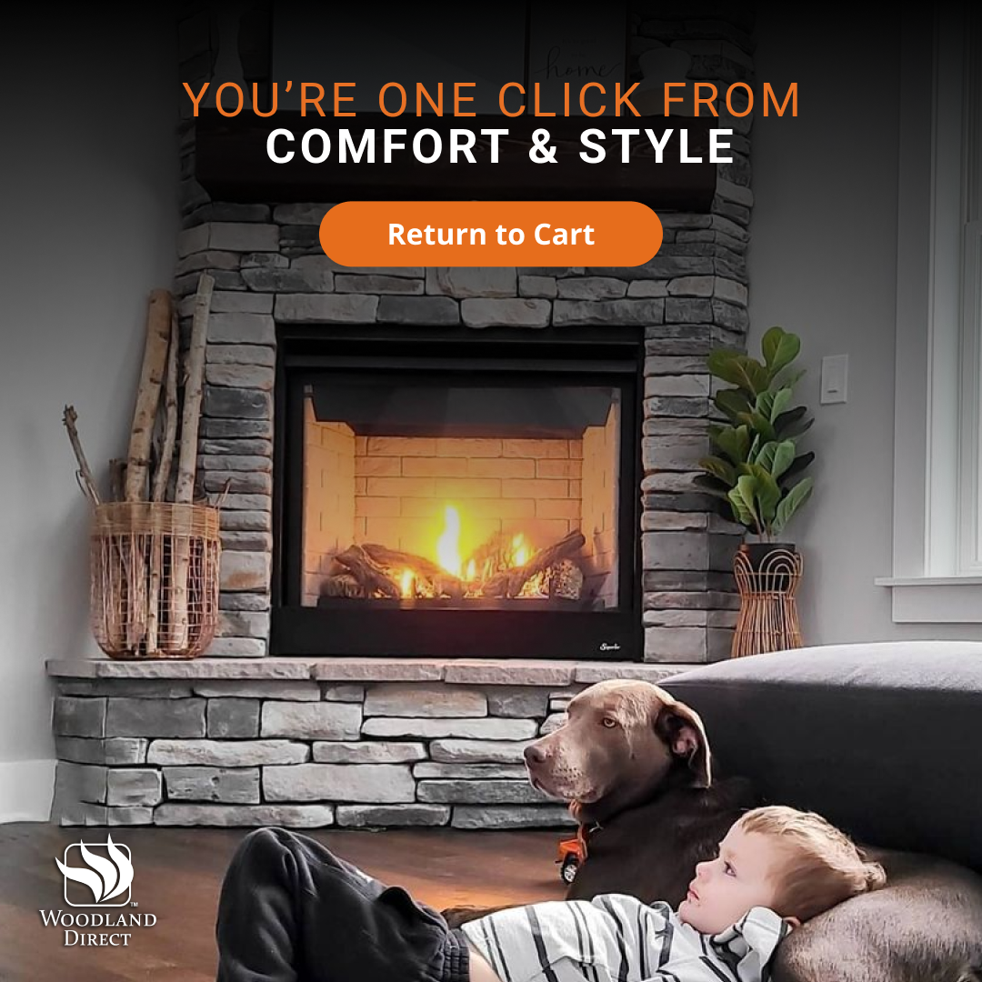 Woodland Direct Facebook ad: You're One Click From Comfort & Style