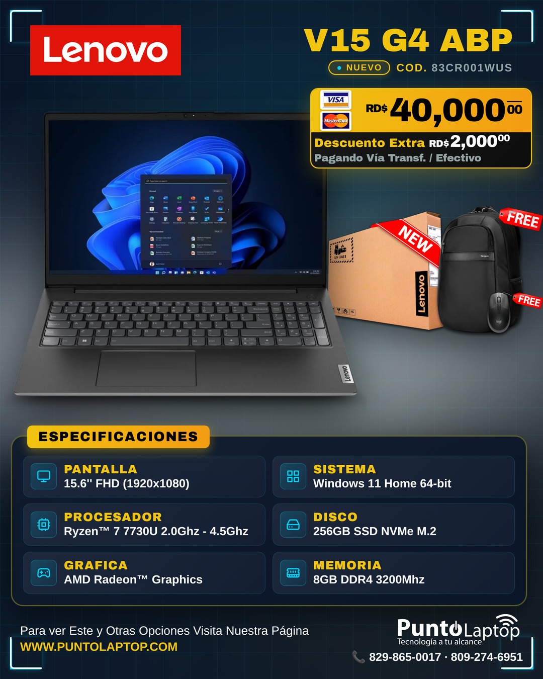 Puntolaptoprd Facebook ad
