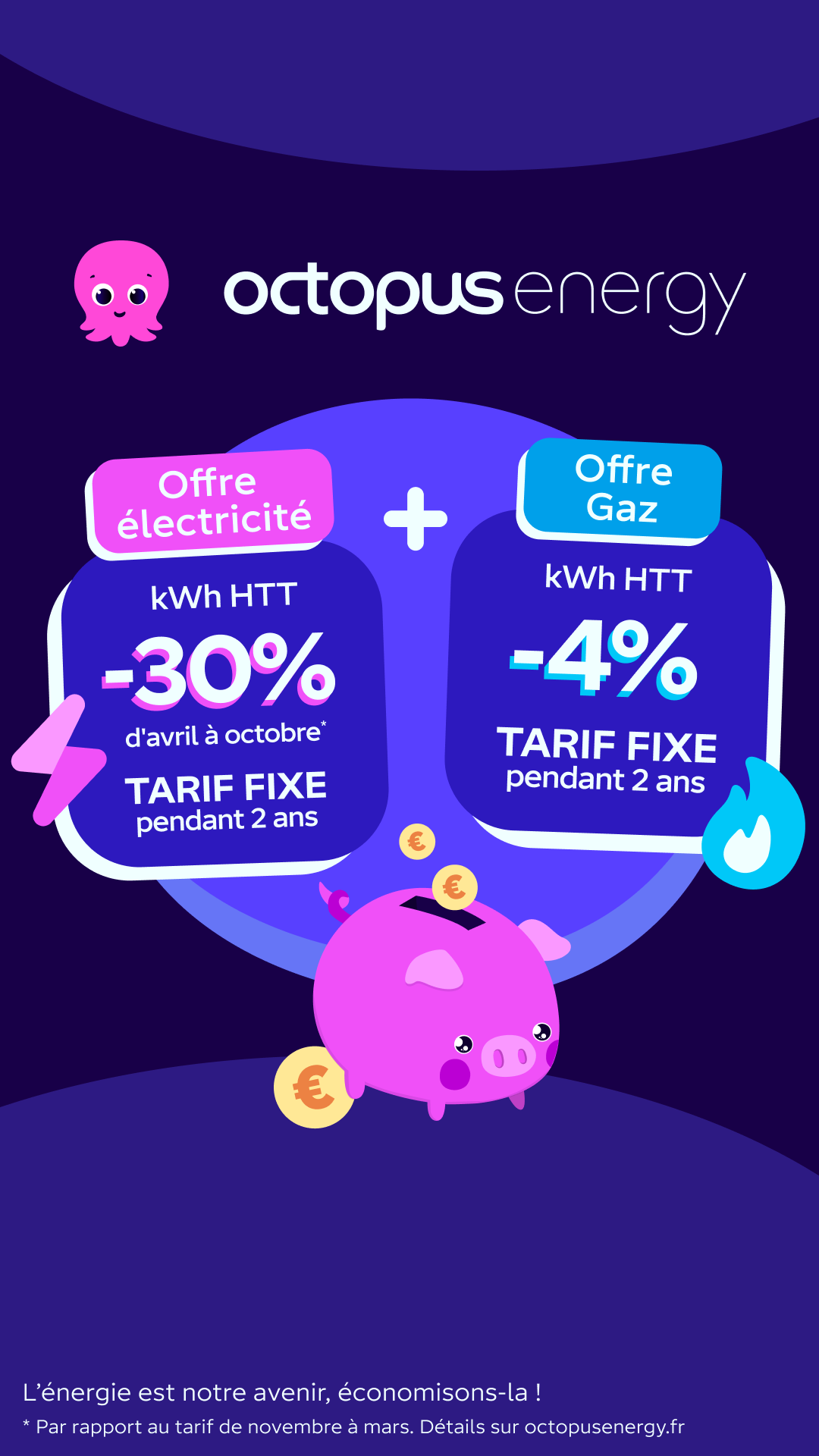Octopus Energy Facebook ad