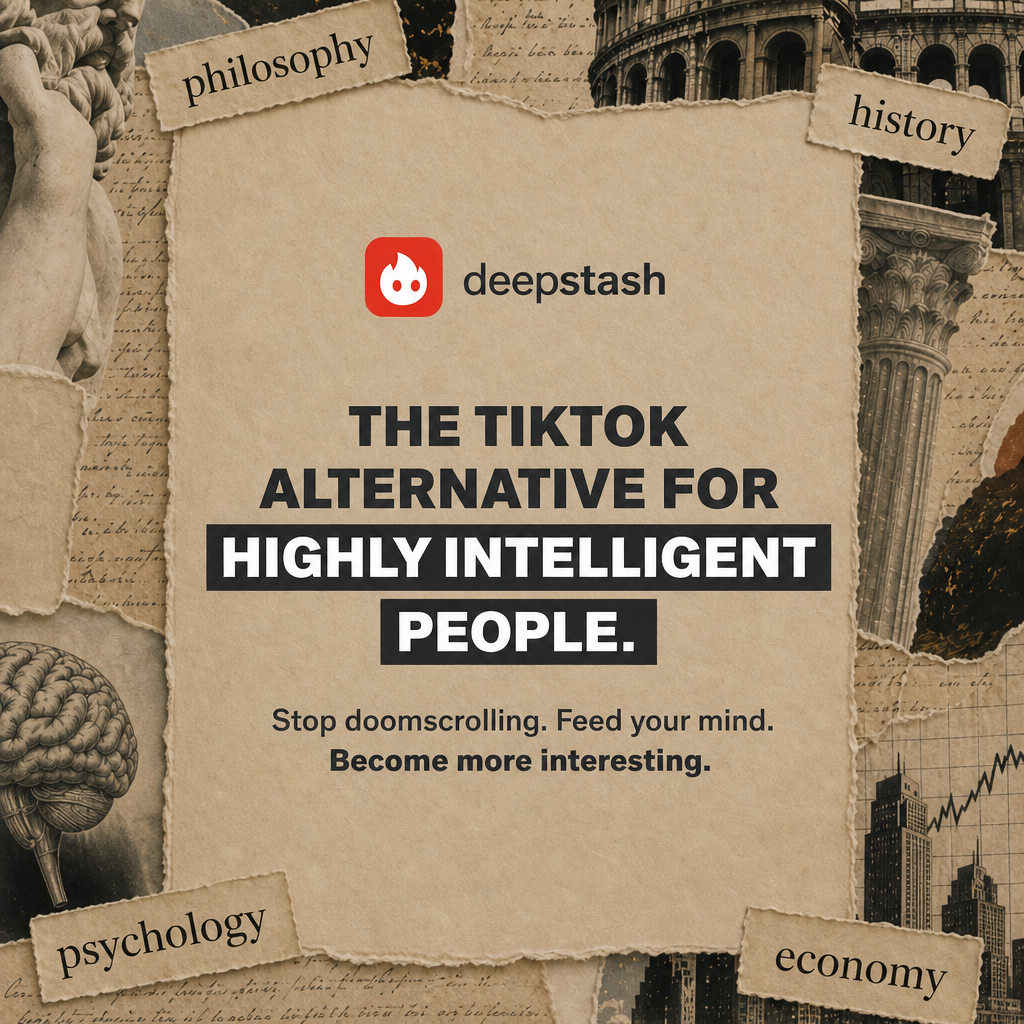 Deepstash Facebook ad