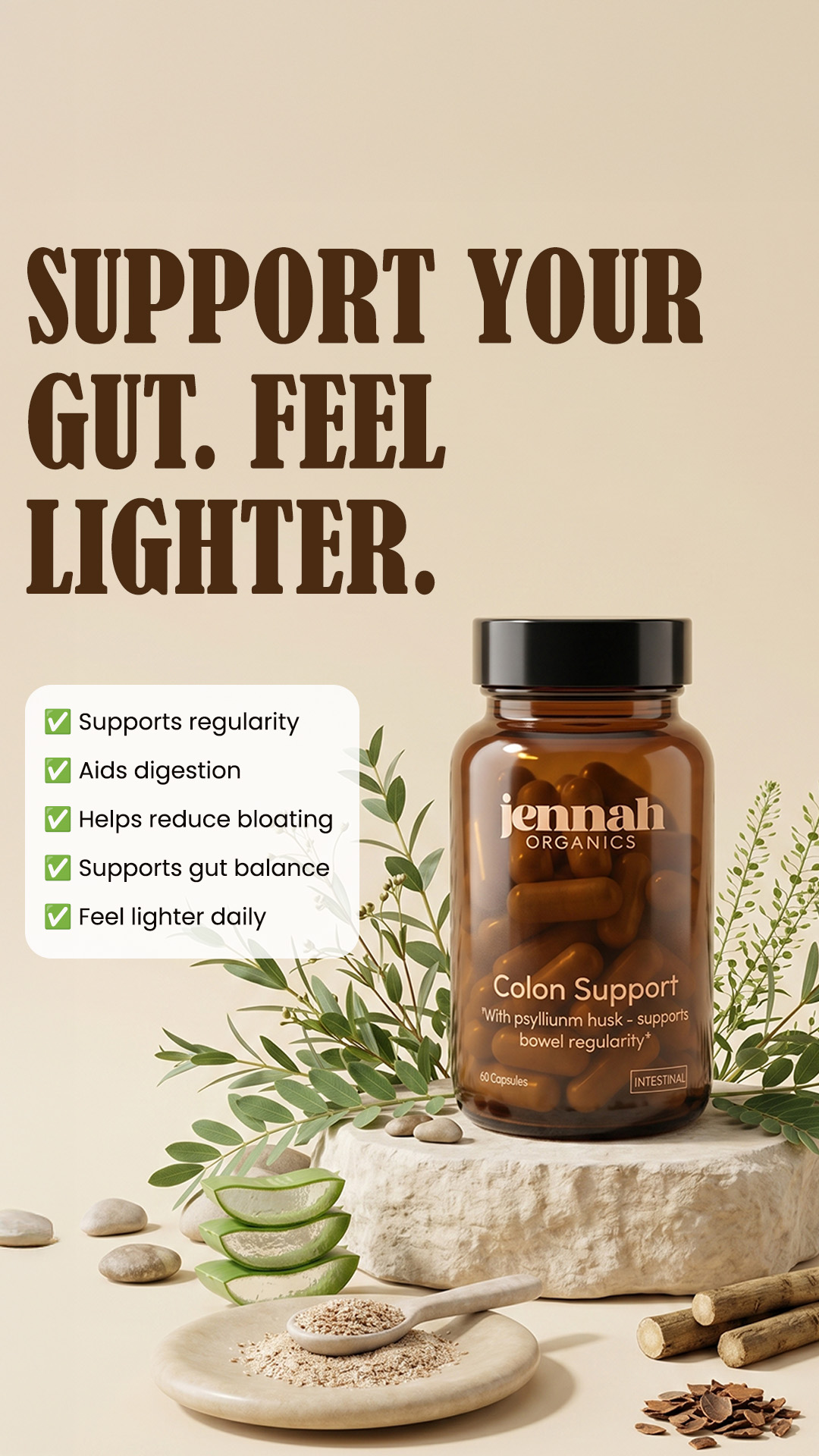 Jennah Organics Facebook ad