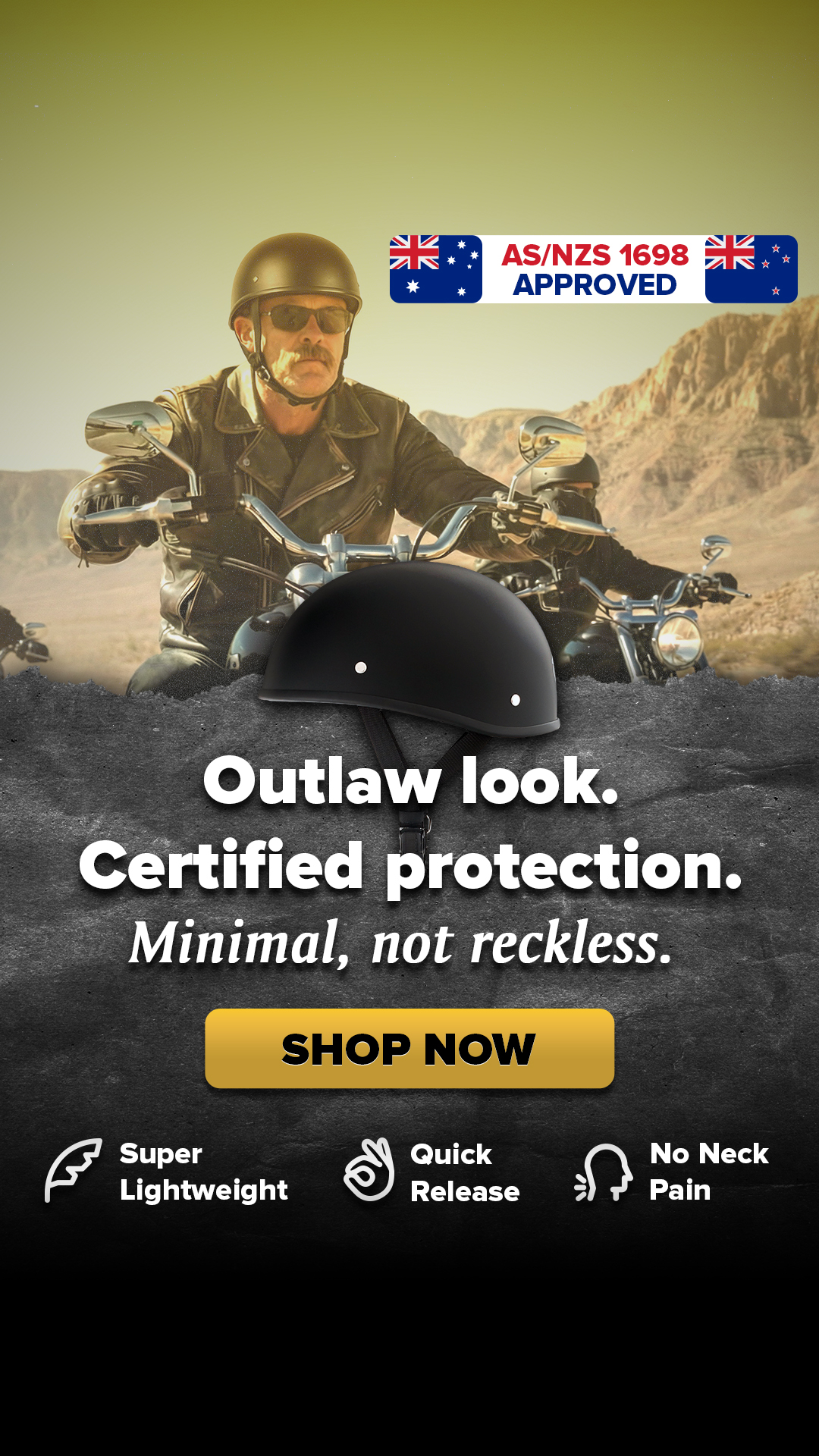 Beanie Helmets Facebook ad