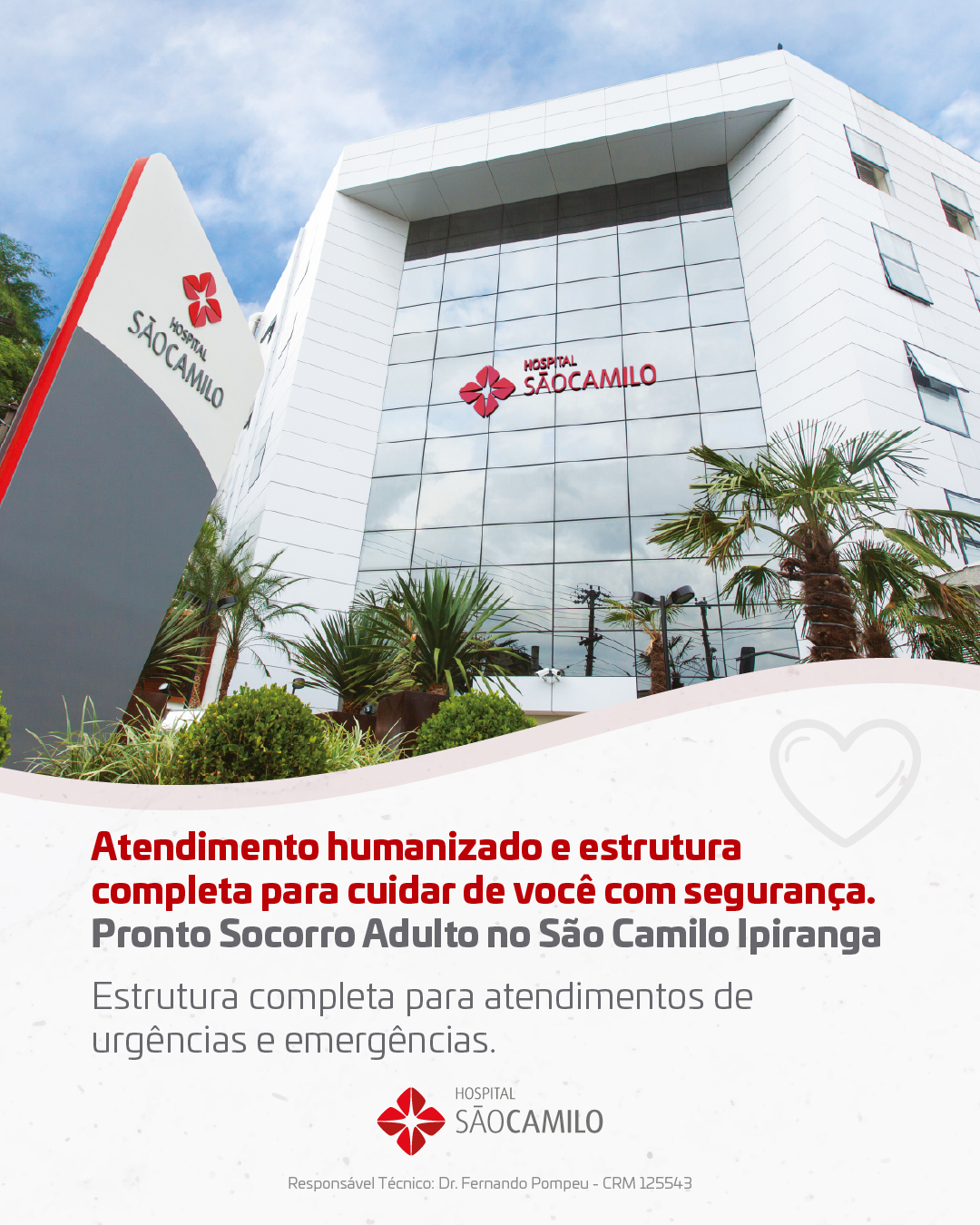Hospital São Camilo SP Facebook ad