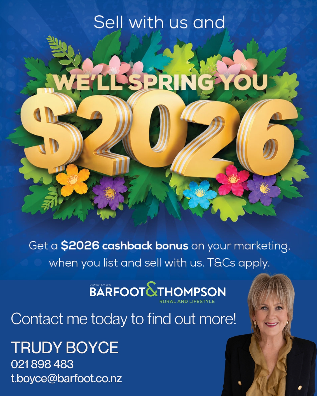 Trudy Boyce Real Estate Facebook ad: Ready to sell?