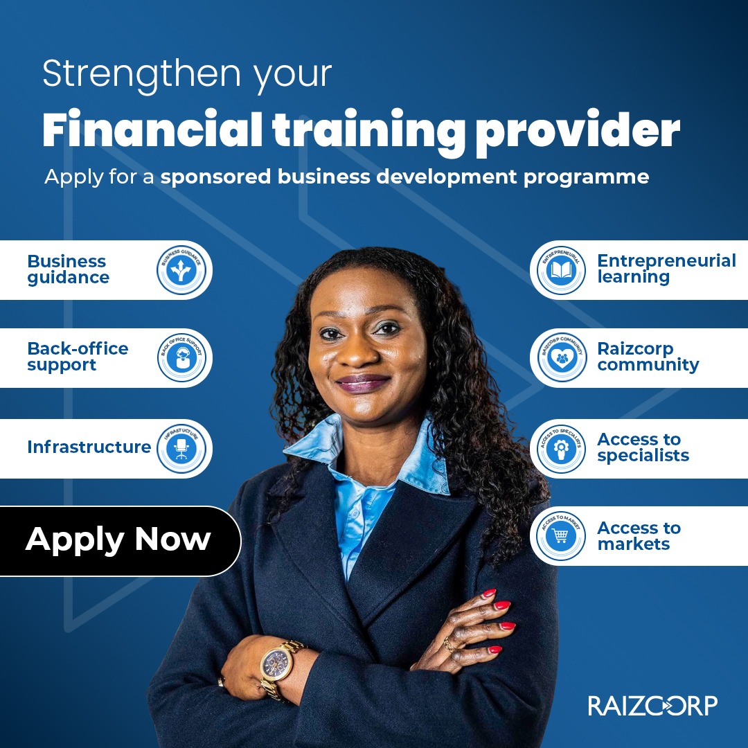 Raizcorp Facebook ad: Are You a Financial Training Provider?
