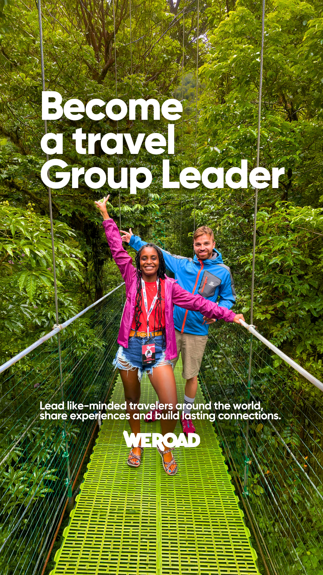 WeRoad Travel Facebook ad