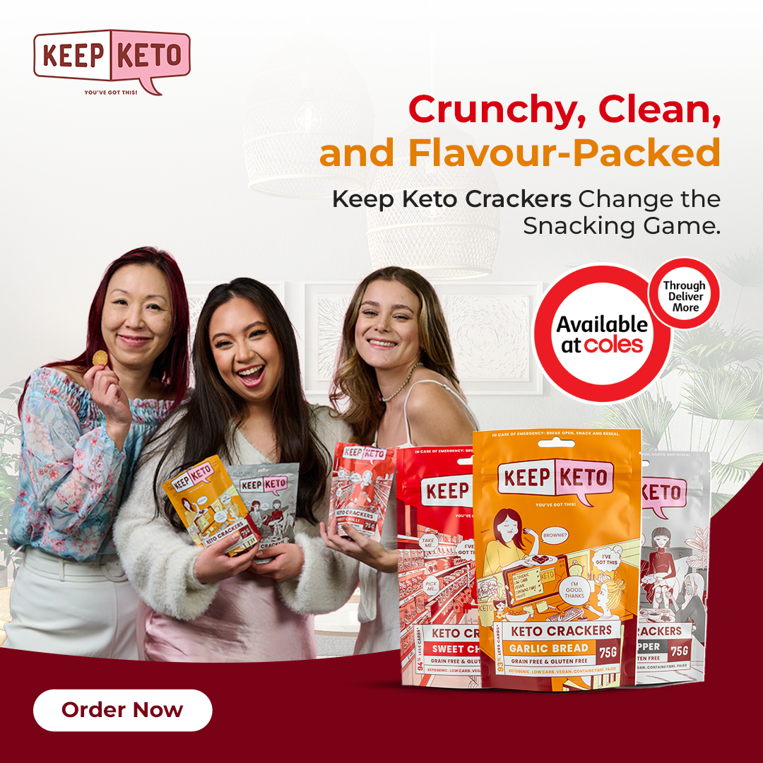Keep Keto Facebook ad: Clean eating just got fancy. Now at Coles Online in Victoria