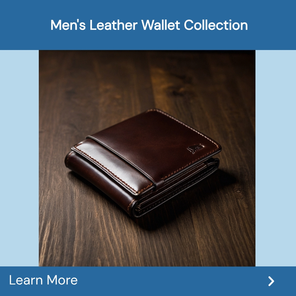 SmartSearches Alignify Facebook ad: Men's Leather Wallet Collection
