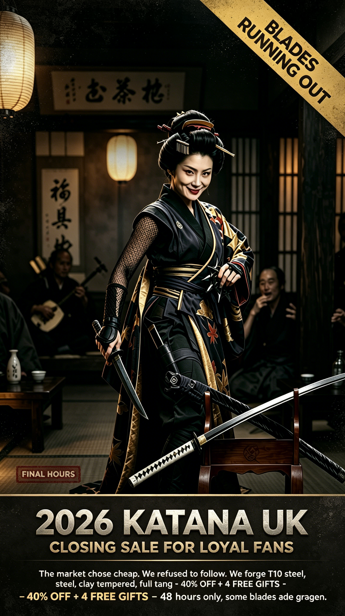Swordforsale UK Facebook ad from Jun 15, 2026