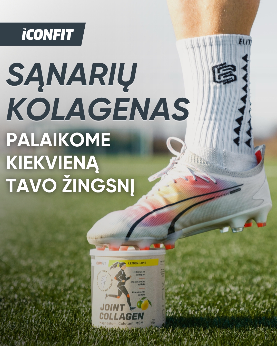 ICON FIT Lietuva Facebook ad: ICONFIT sąnarių kolagenas