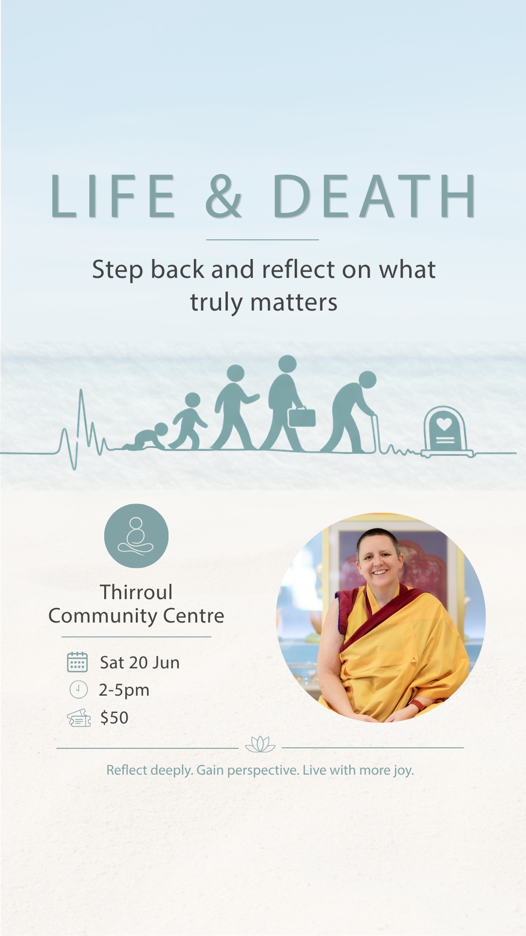 Meditate in Sydney Facebook ad