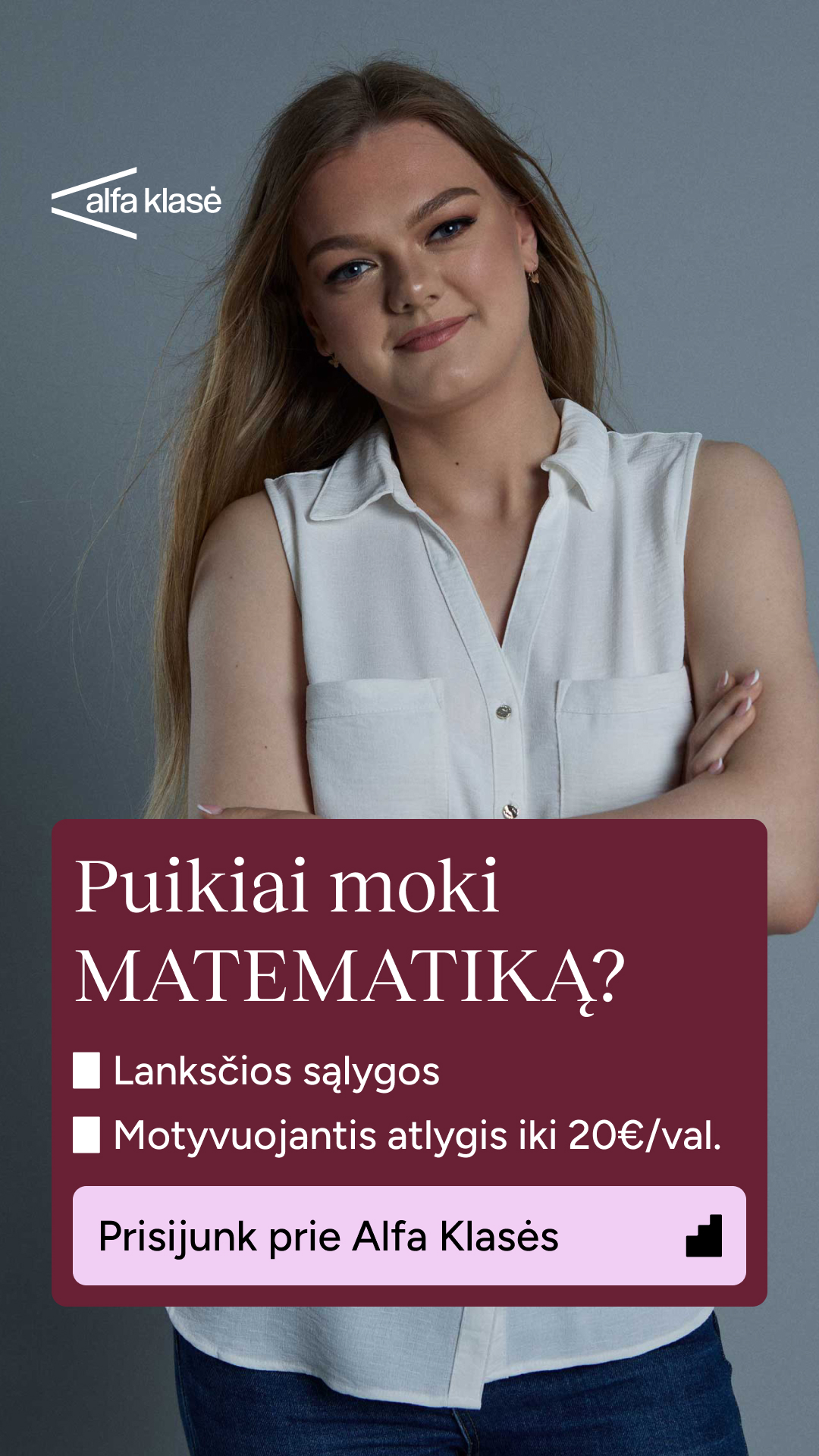 Alfa Klasė Facebook ad